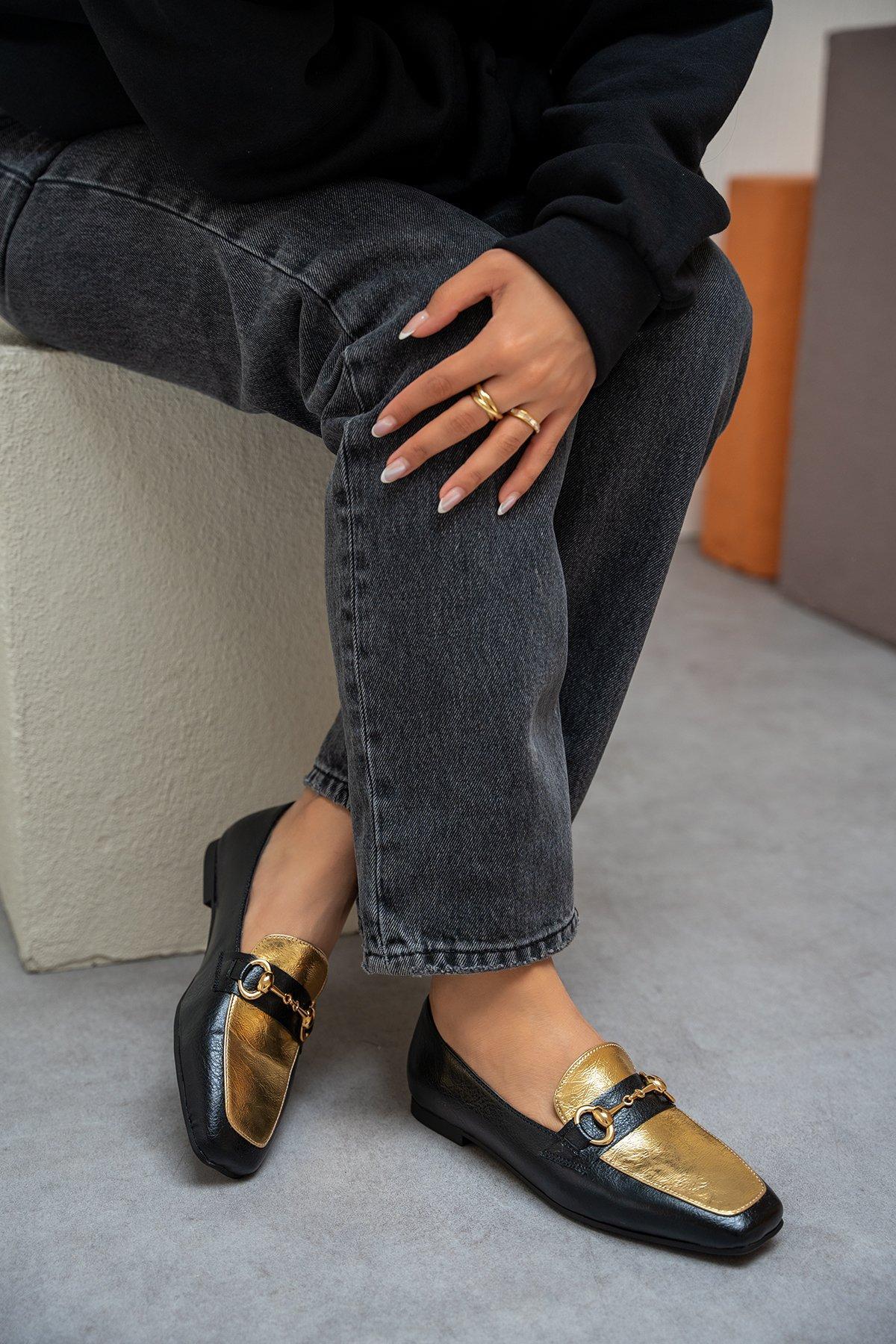 ZARAE TOKA DETAYLI BABET - GOLD