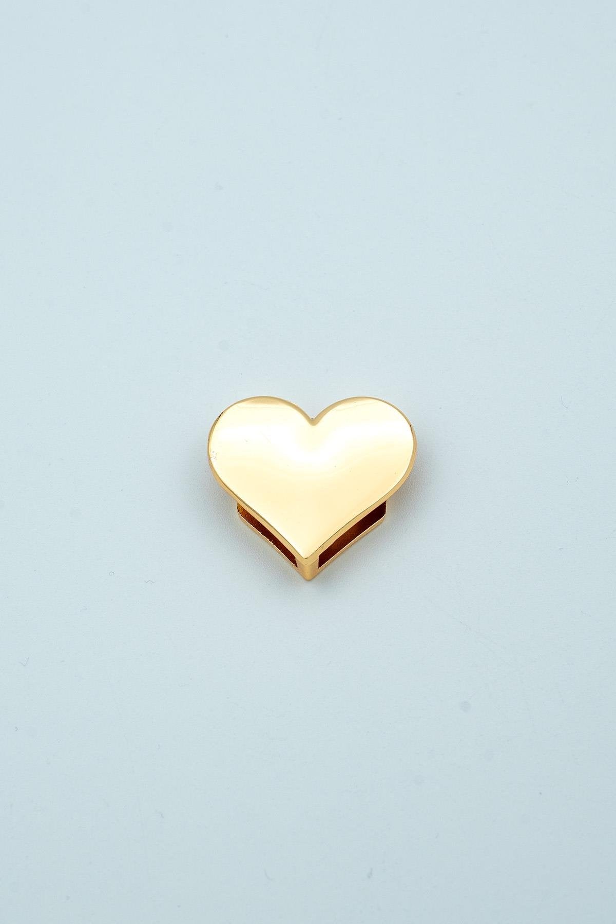 Kalp Charm Aksesuar - GOLD