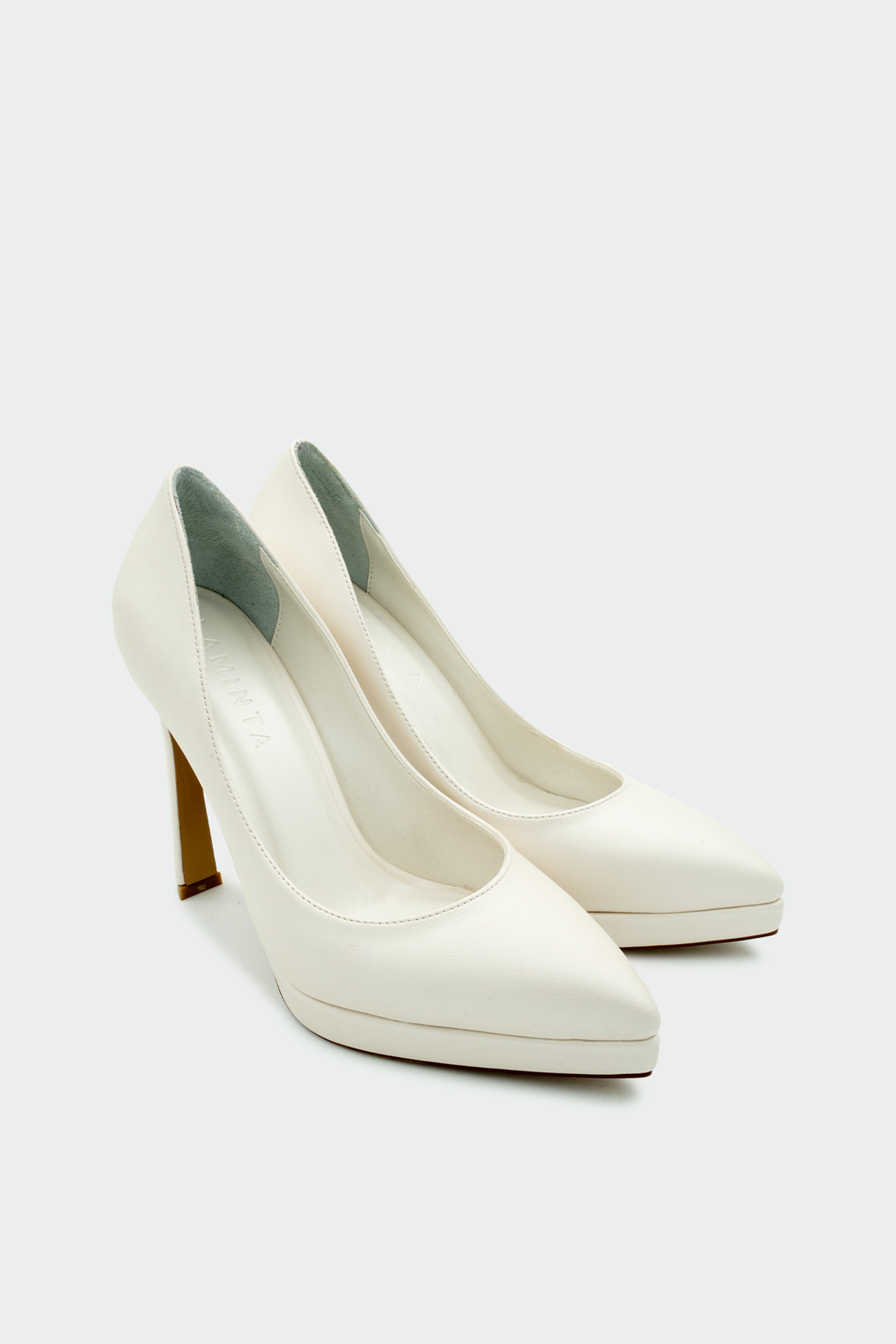 Rudow Düz Klasik Stiletto - SEDEF BEYAZ