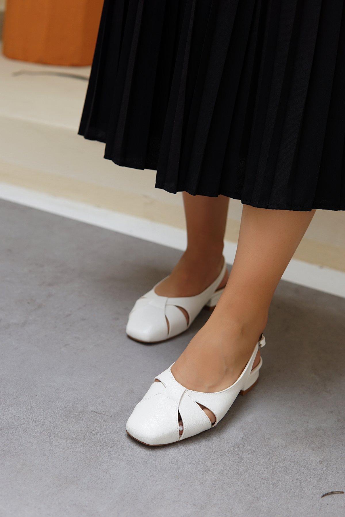 GOLDİE DÜZ CASUAL AYAKKABI - BEYAZ