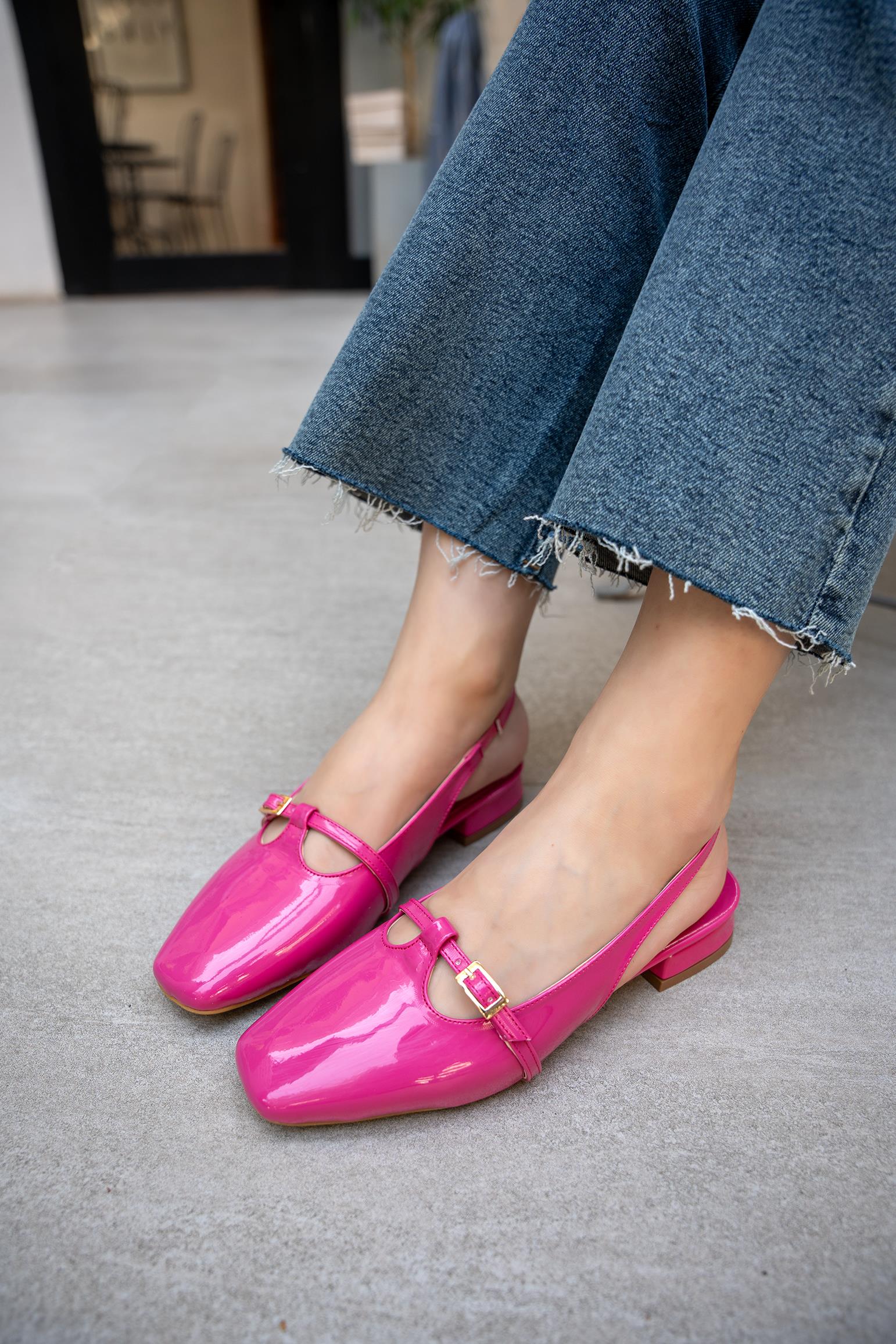 ODESA DÜZ CASUAL BABET - FUŞYA