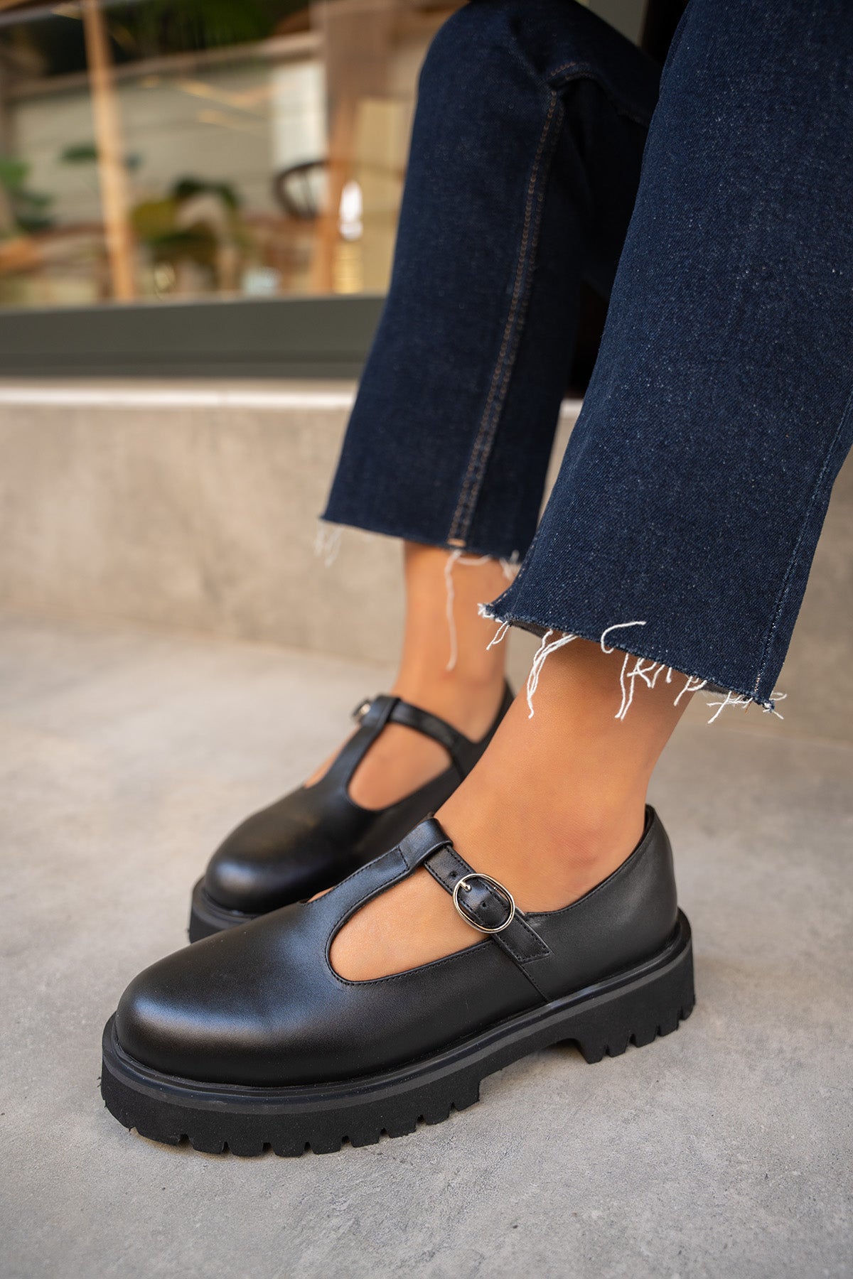 Rikos Hakiki Deri Klasik Ayakkabı - SİYAH