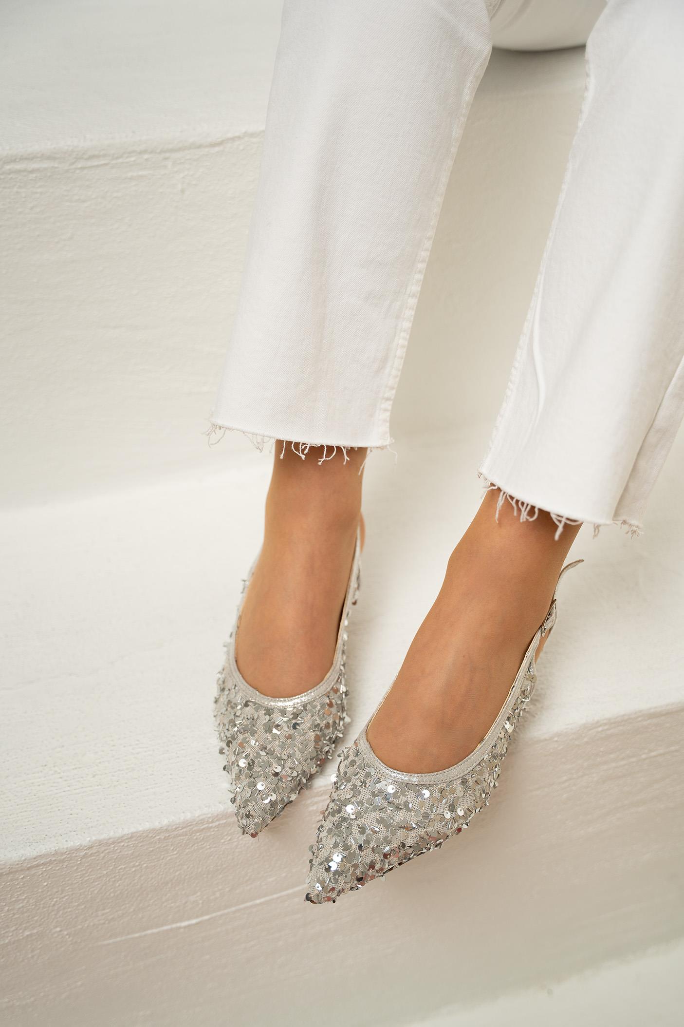 Pulla Topuklu Ayakkabı - Silver