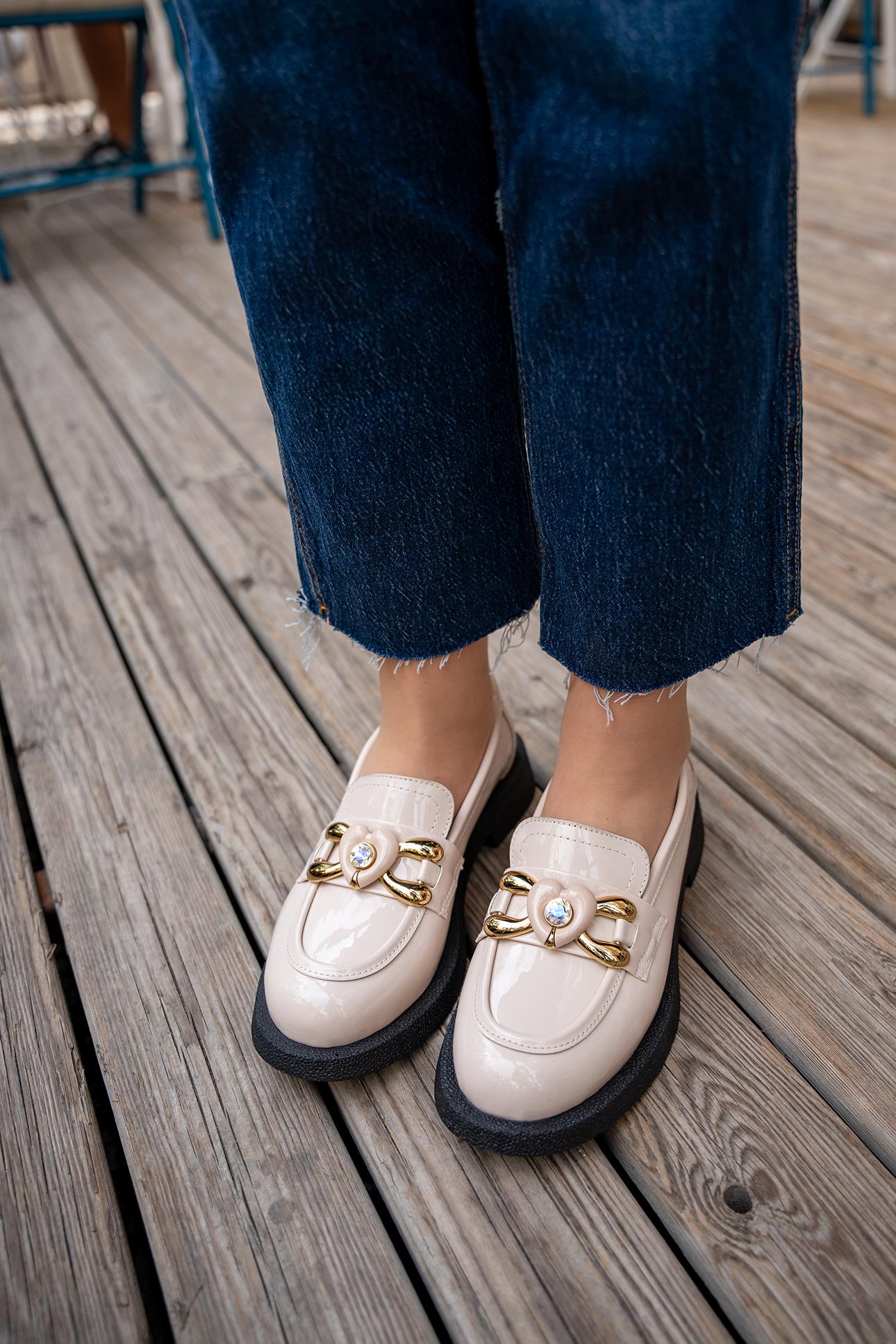 DRİVE KALP TOKALI MAKOSEN - NUDE