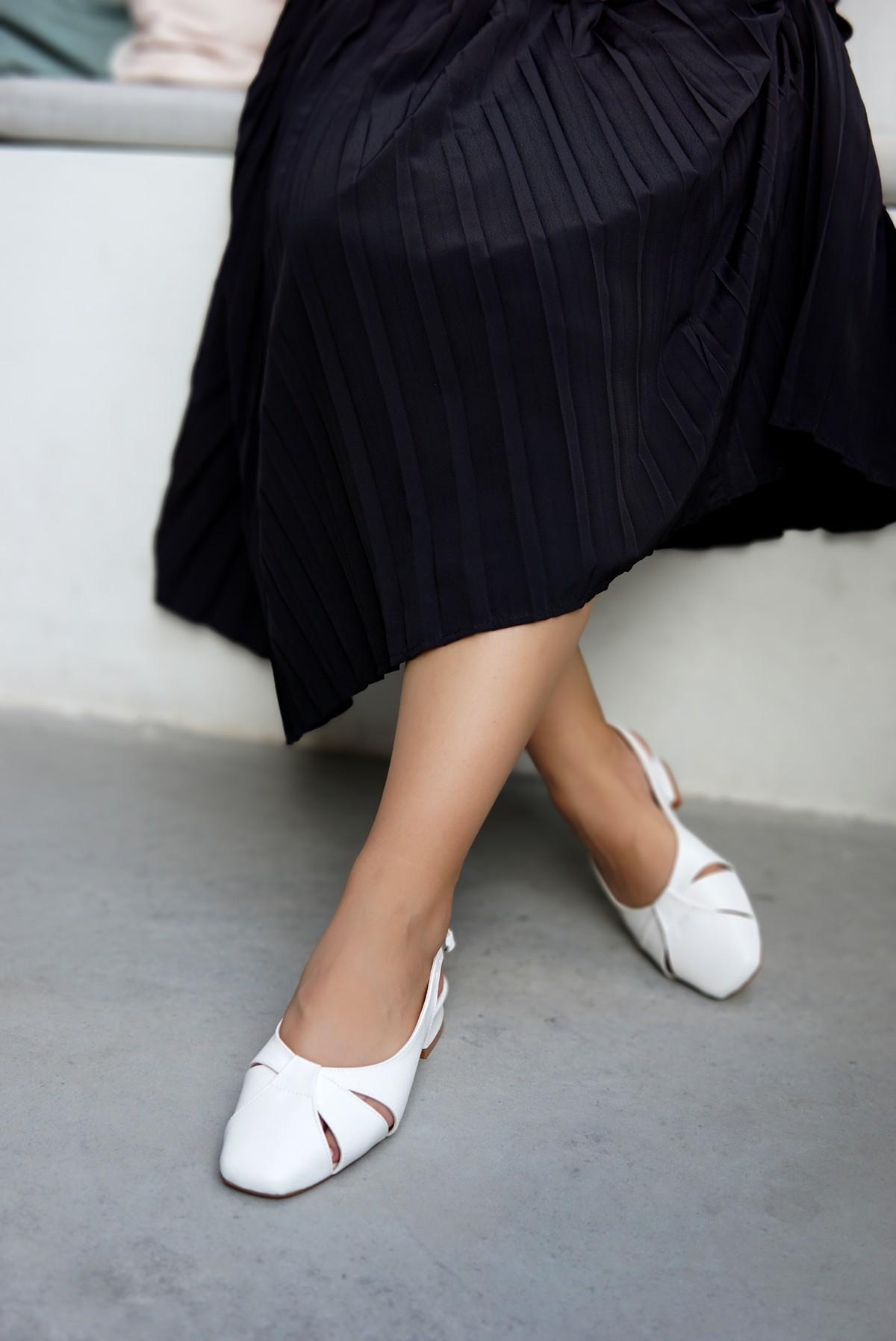 GOLDİE DÜZ CASUAL AYAKKABI - BEYAZ