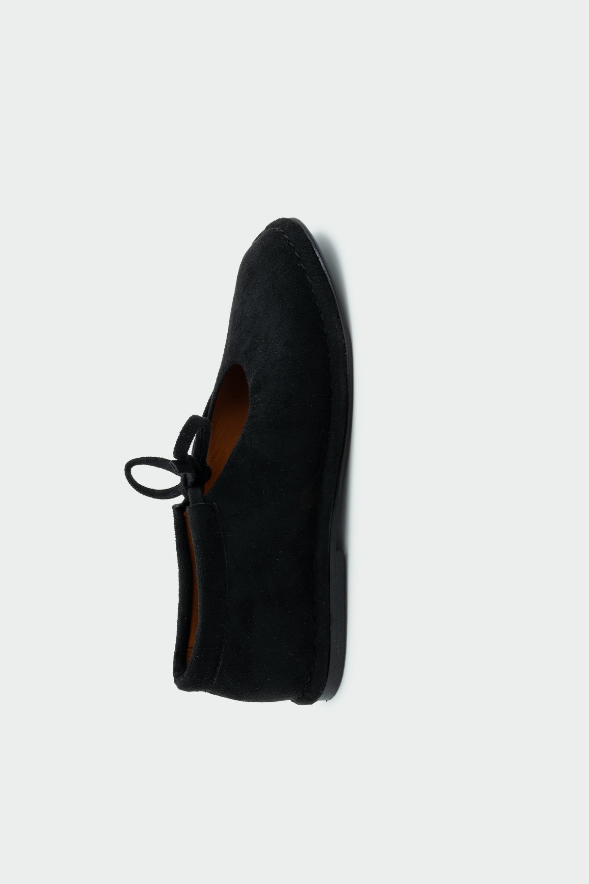 Mex Bağcık Detaylı Kadın Barefoot Ayakkabı - SİYAH SÜET