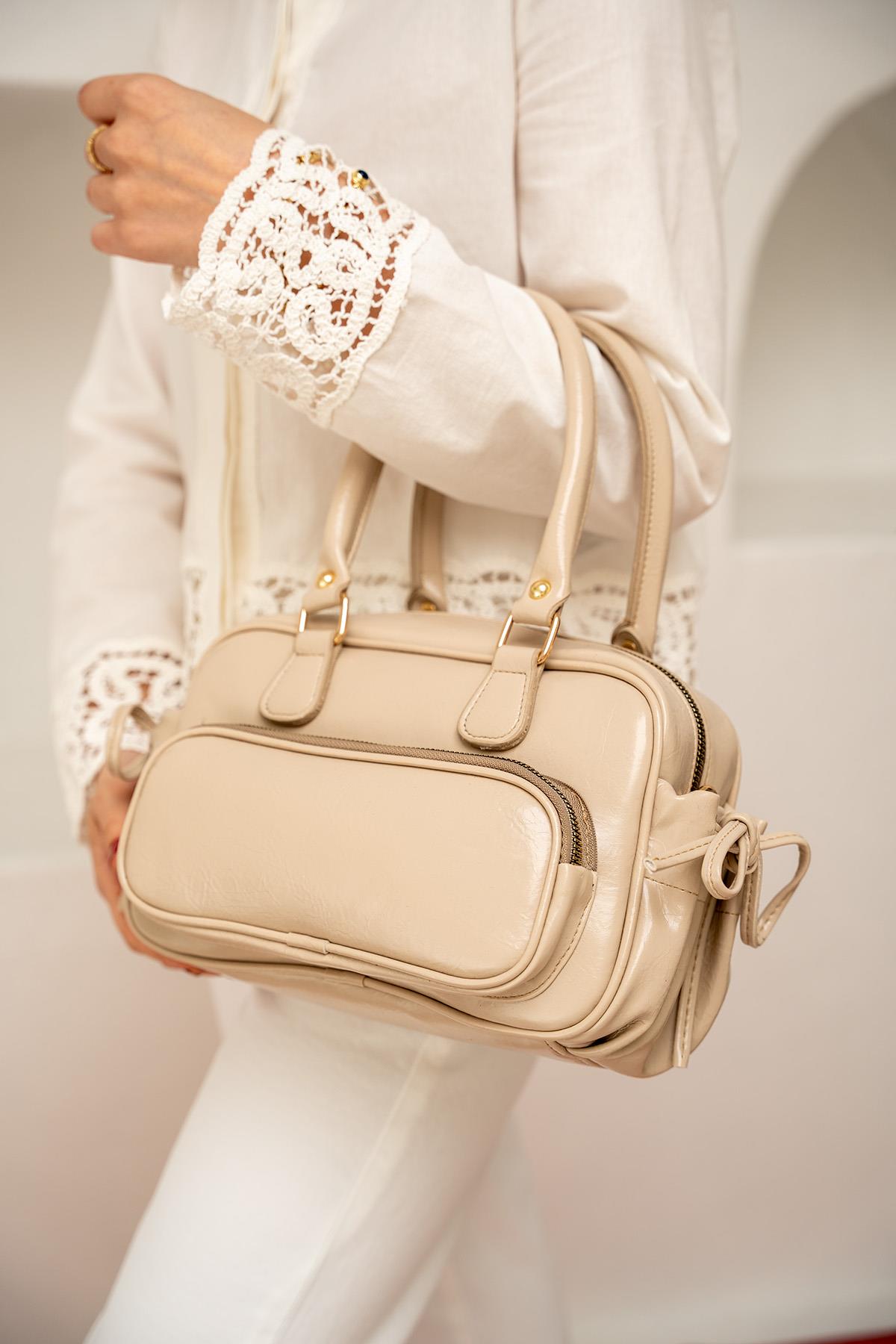 Aroy Cepli Kol Çantası - VİZON