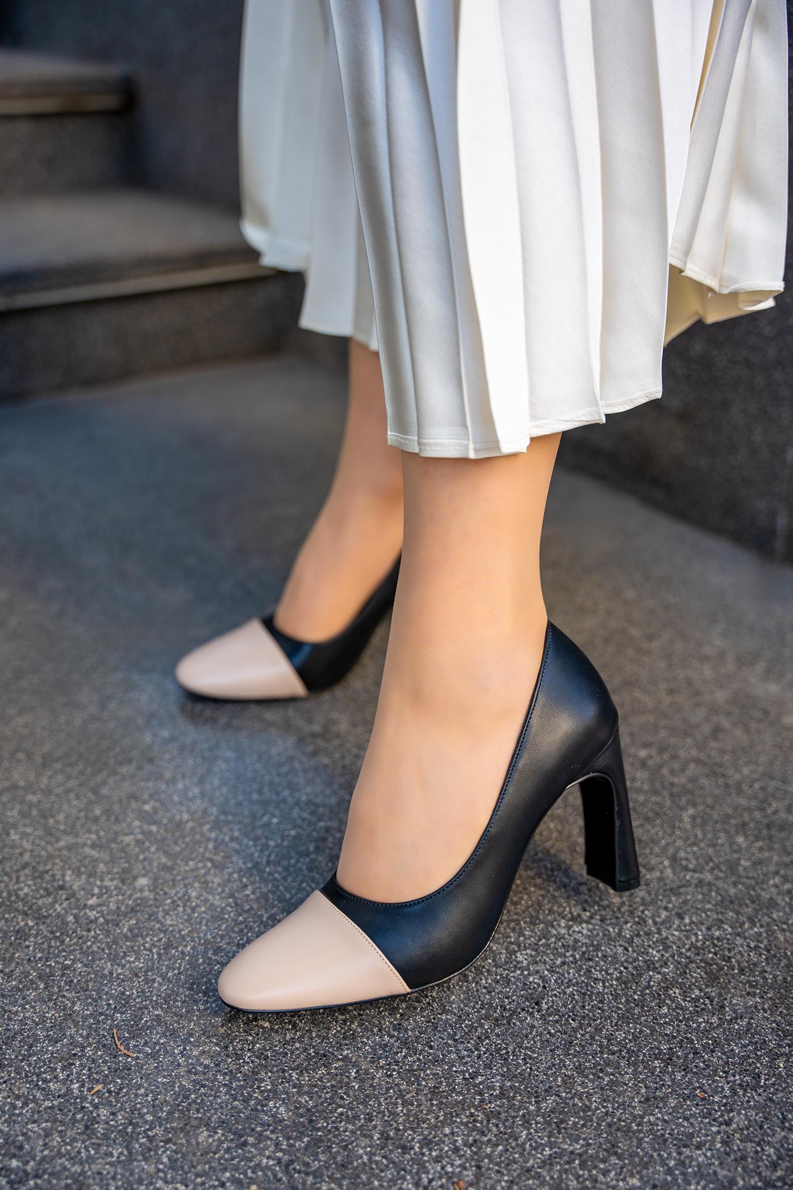 THEDA TOPUKLU AYAKKABI - SİYAH