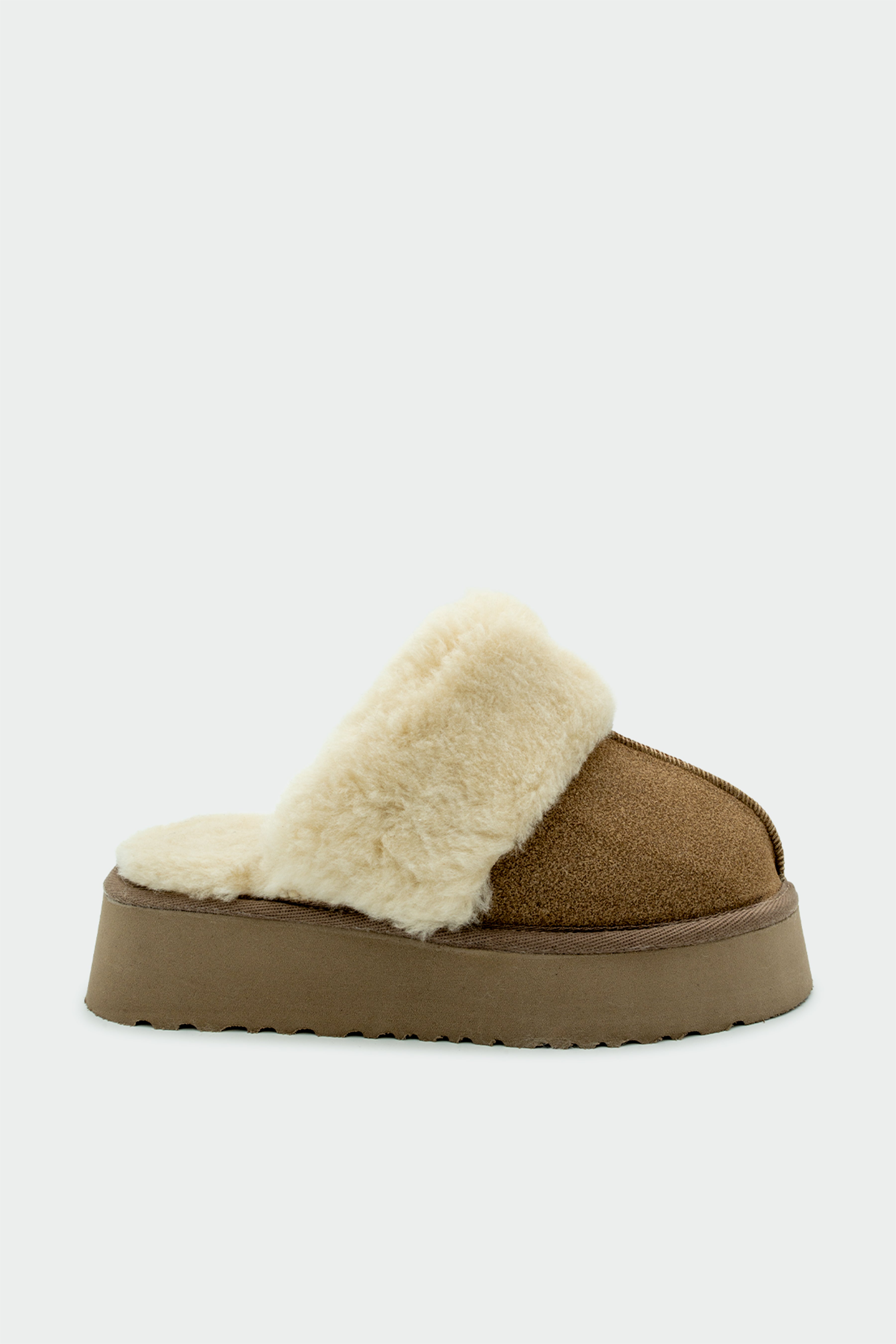 Rover Tüylü Terlik - VİZON