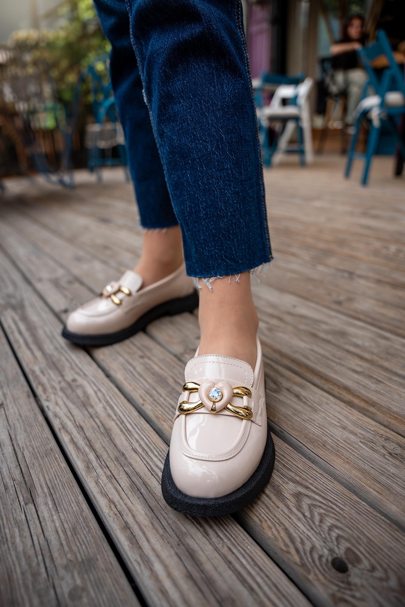 DRİVE KALP TOKALI MAKOSEN - NUDE