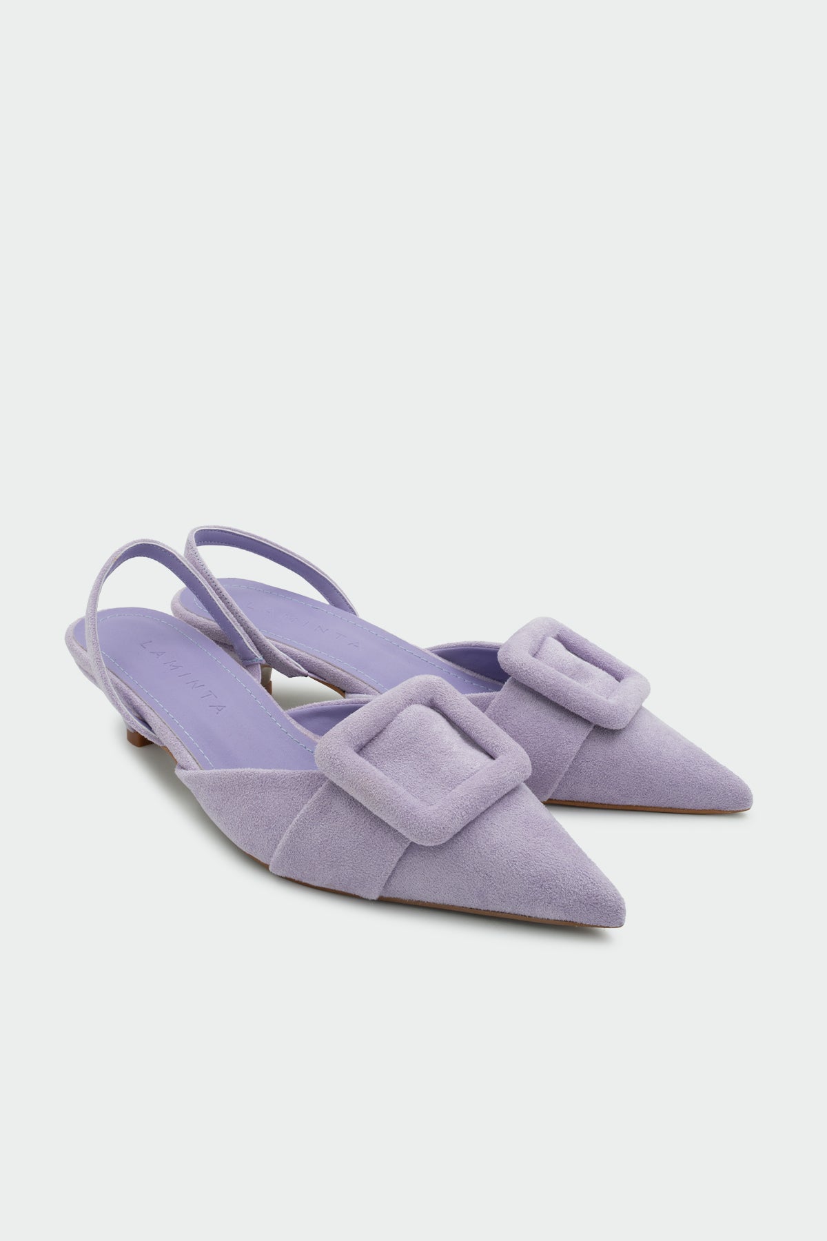 Nicole Tokalı Topuklu Ayakkabı - LİLA SÜET