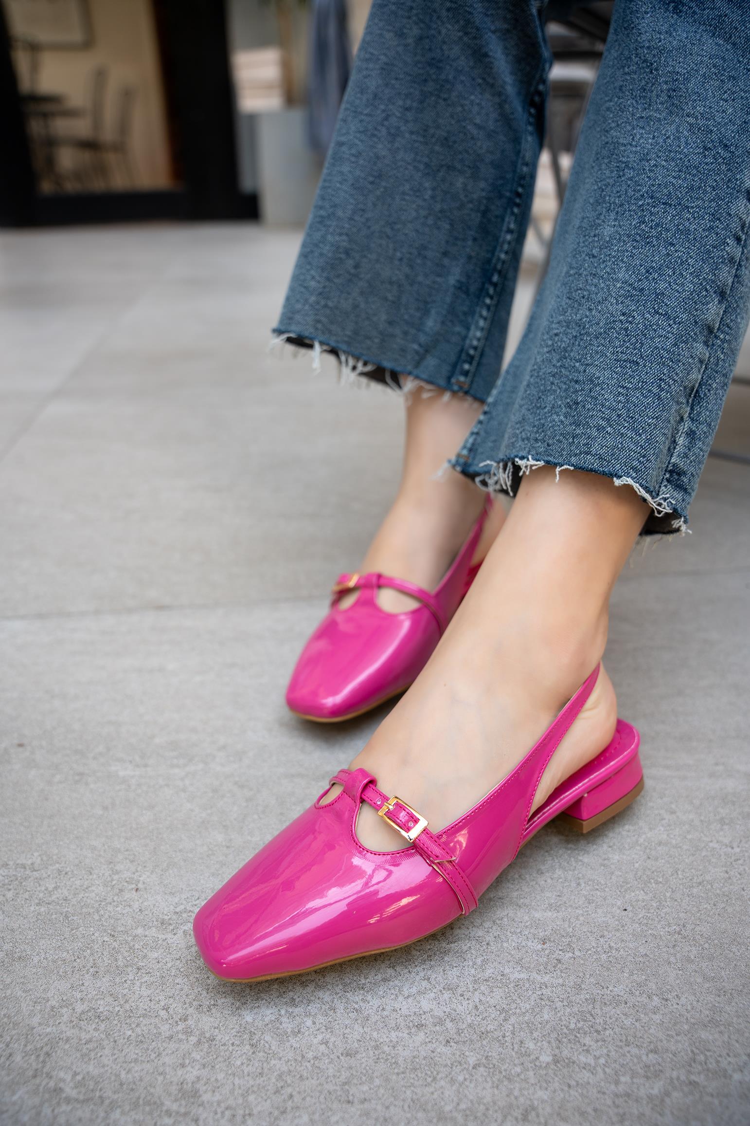 ODESA DÜZ CASUAL BABET - FUŞYA