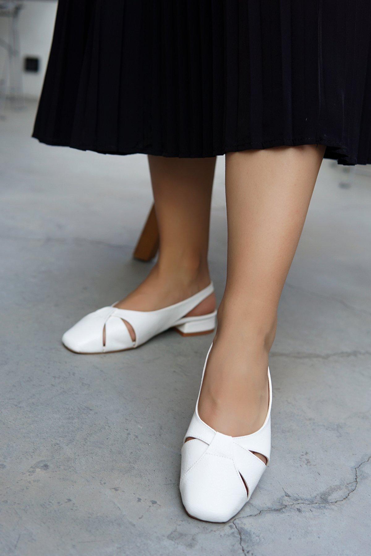 GOLDİE DÜZ CASUAL AYAKKABI - BEYAZ