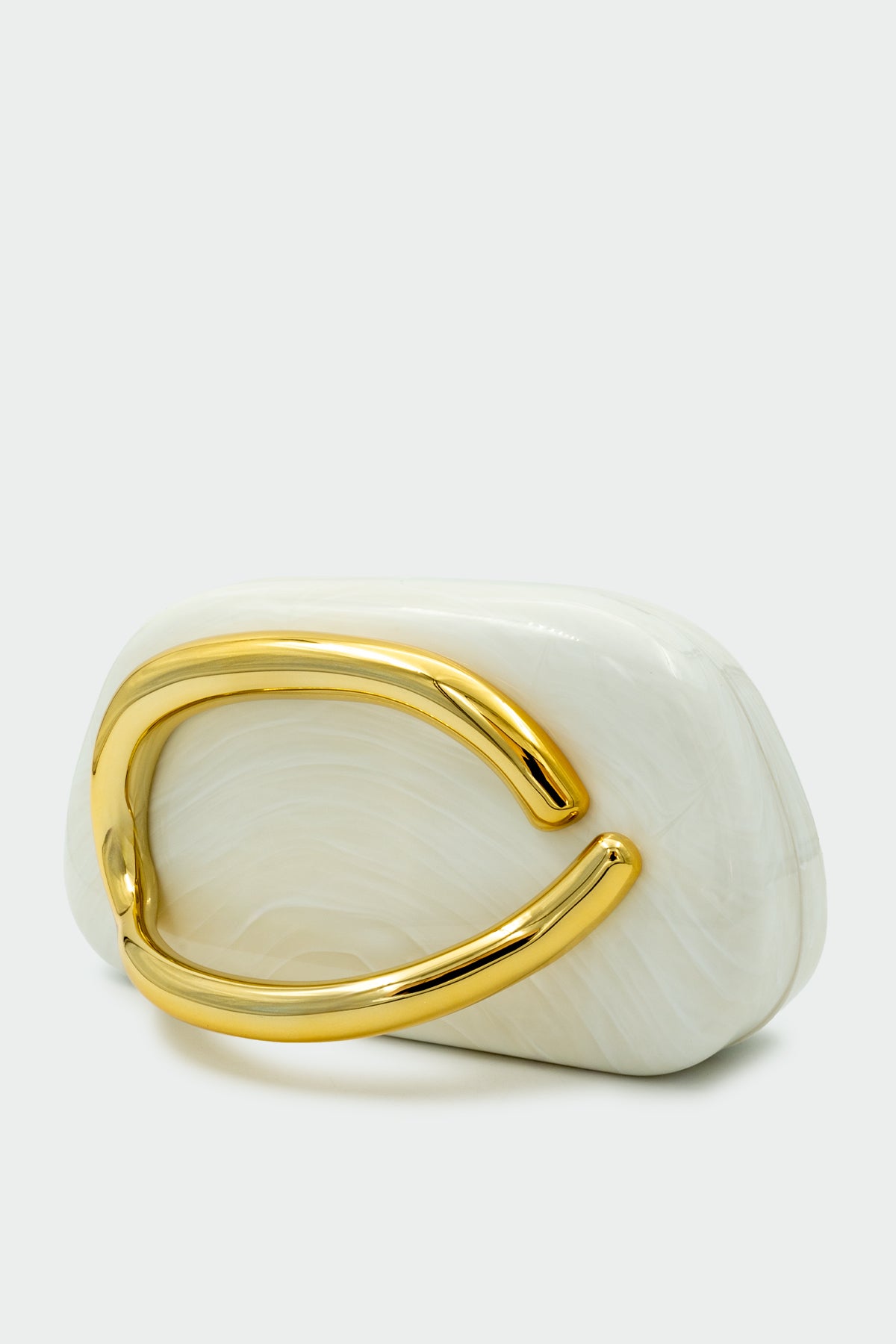 Pax Aksesuar Detaylı Kadın Clutch Çanta - BEYAZ