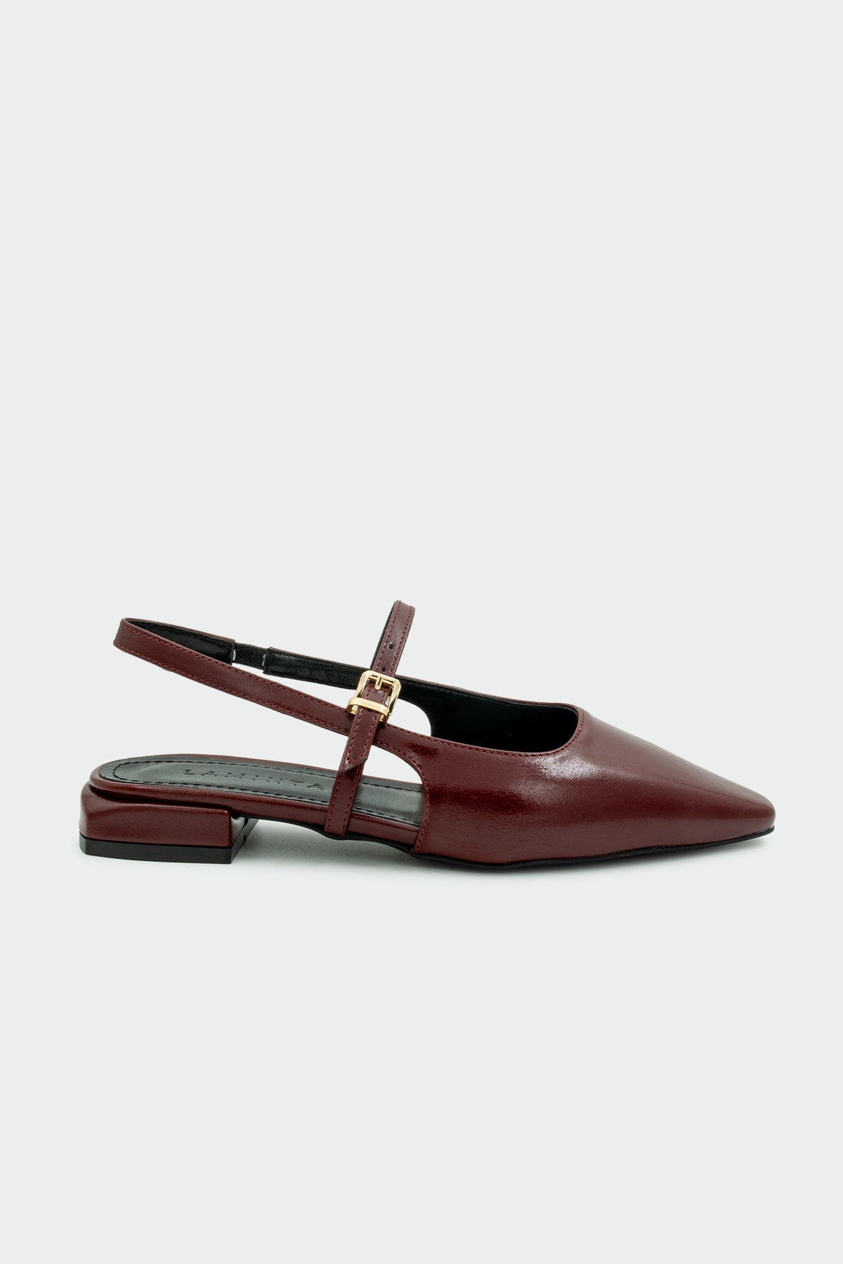 Noir Toka Detaylı Kadın Babet - BORDO