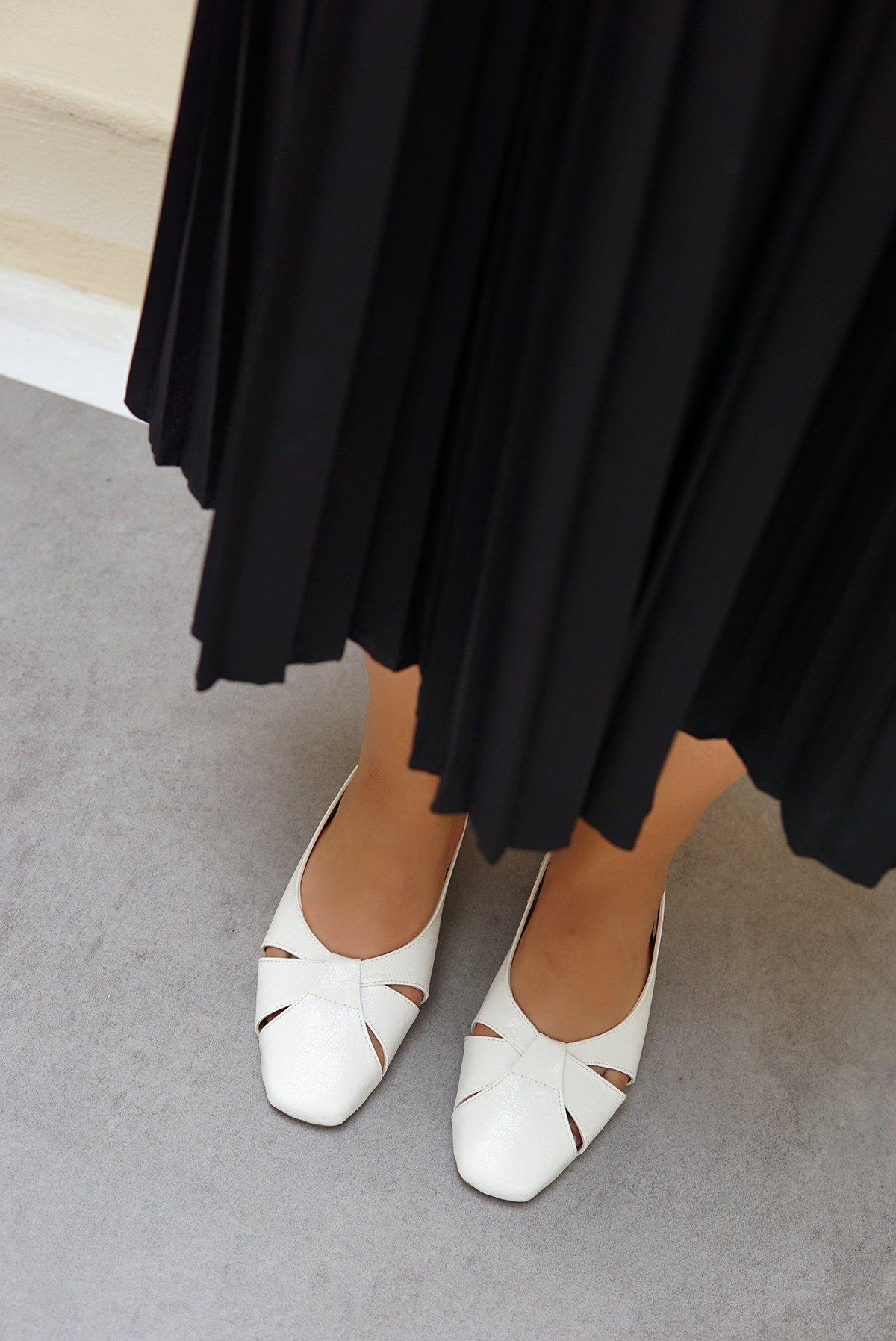 GOLDİE DÜZ CASUAL AYAKKABI - BEYAZ