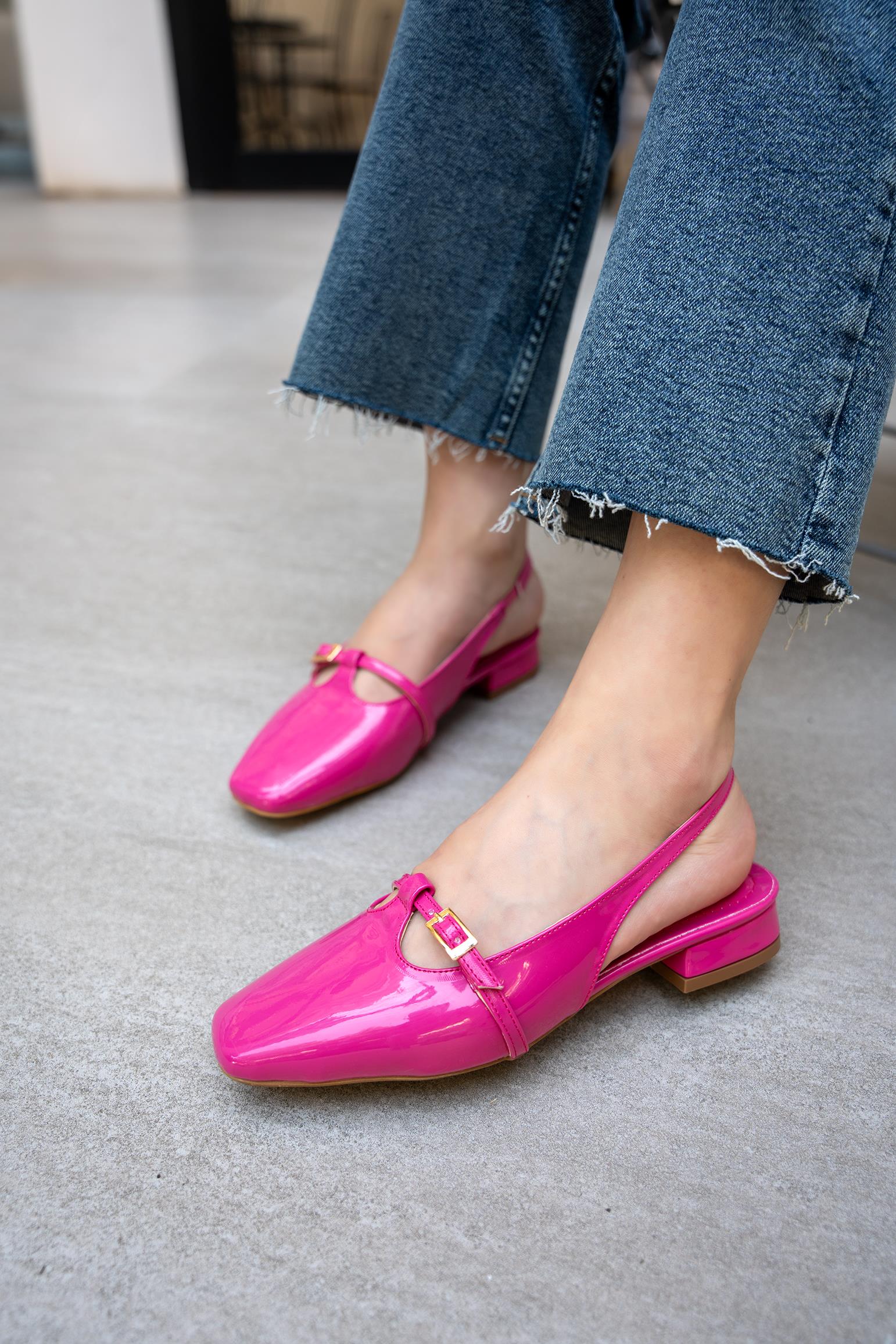 ODESA DÜZ CASUAL BABET - FUŞYA