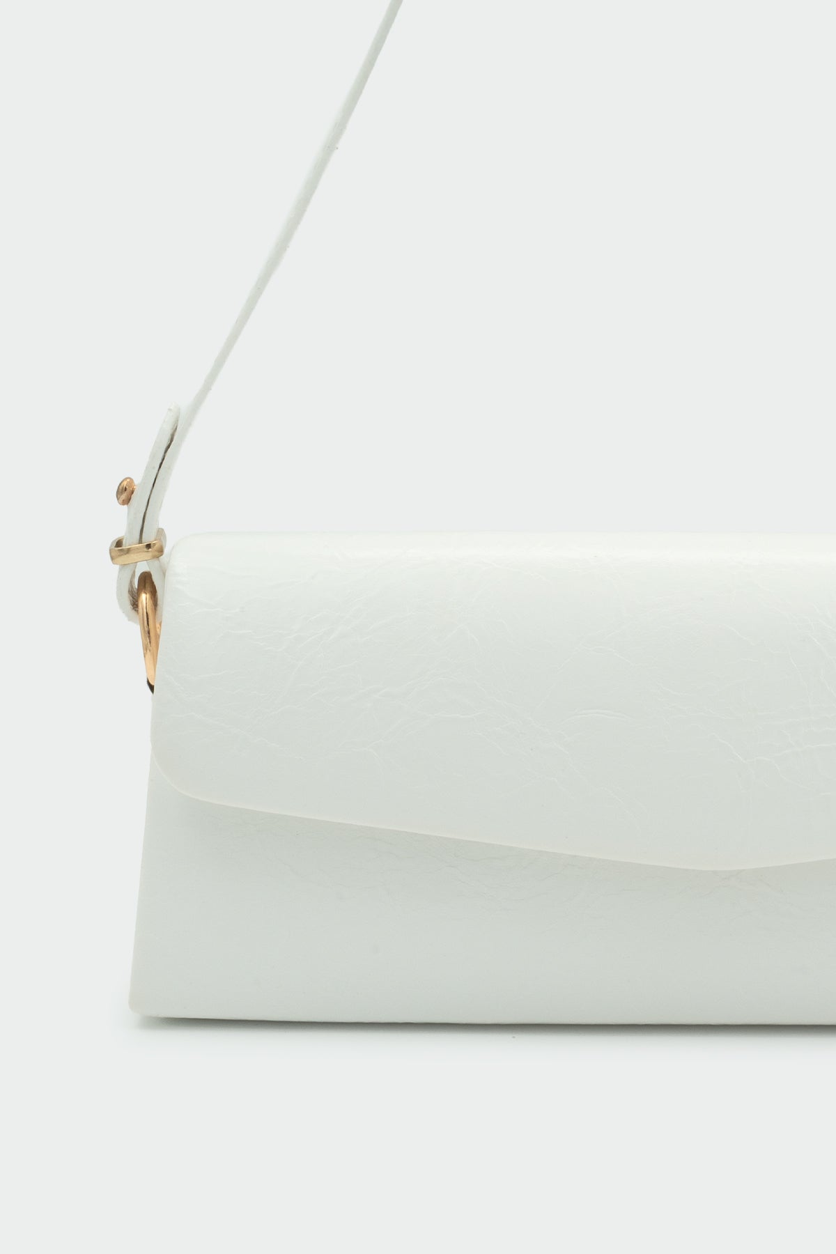 Pure Mini Baget Çanta - BEYAZ