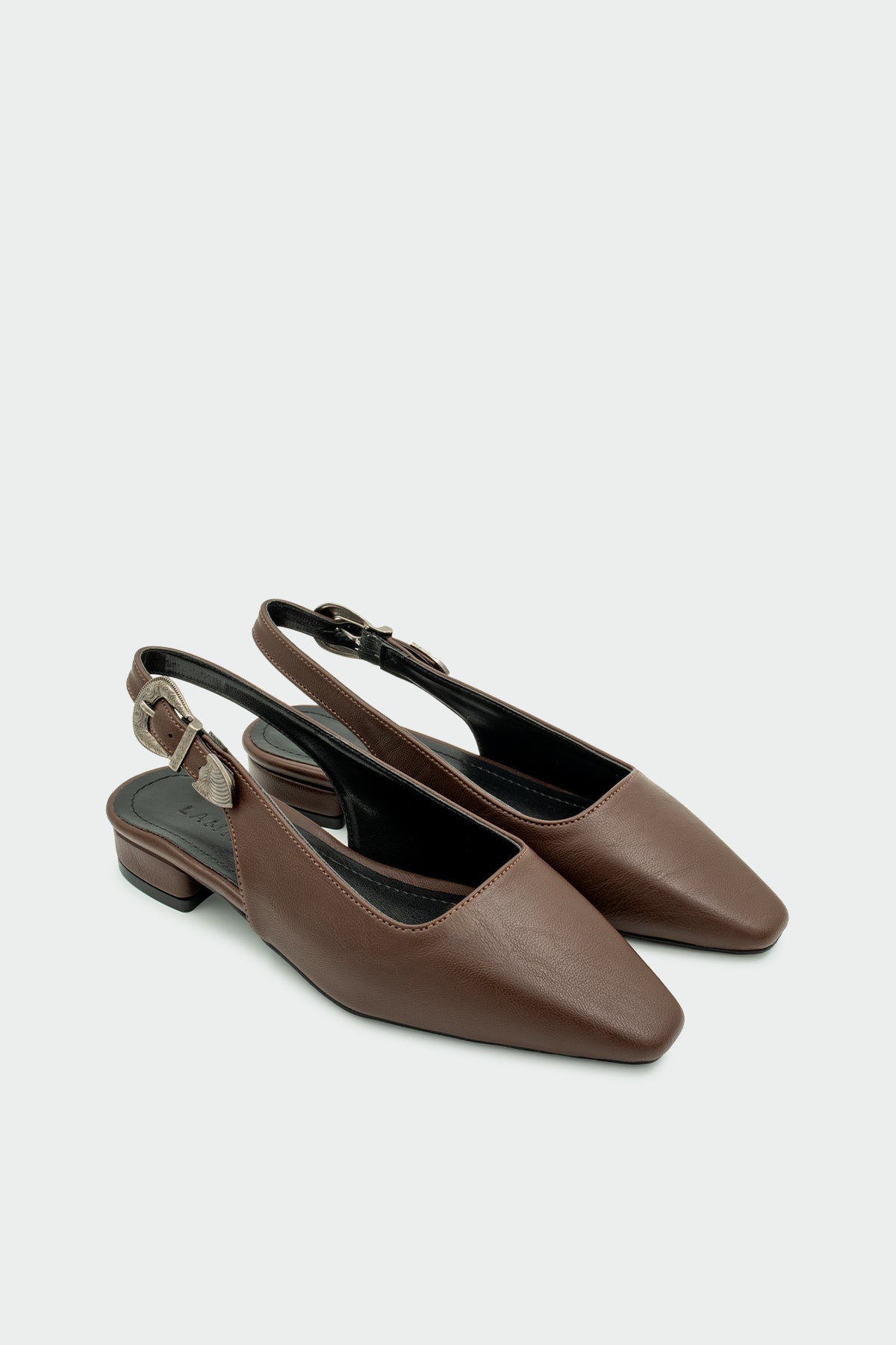 Giga Kemer Toka Detaylı Düz Kadın Babet - ACI KAHVE