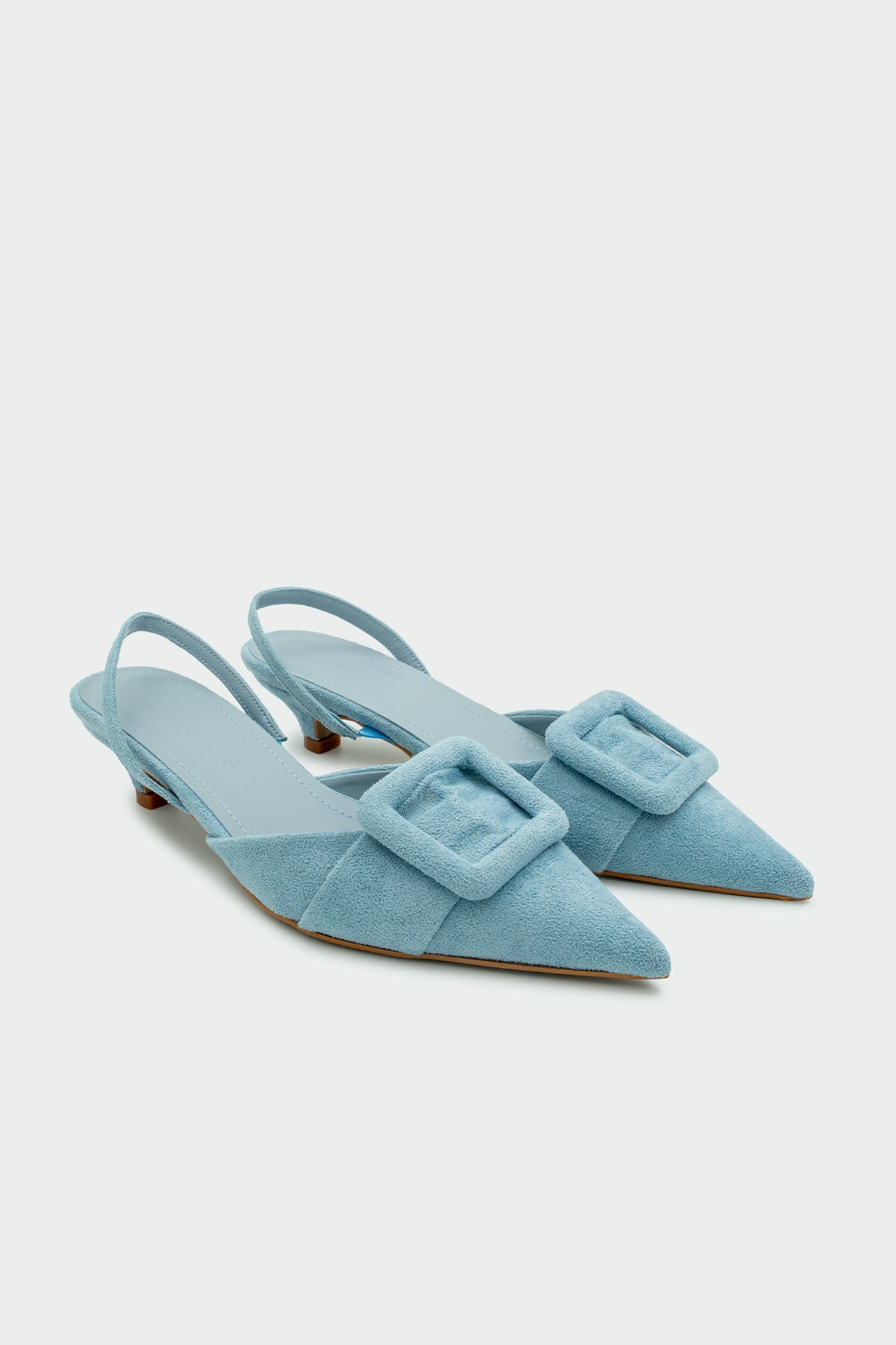 Nicole Tokalı Topuklu Ayakkabı - Bebe Mavisi