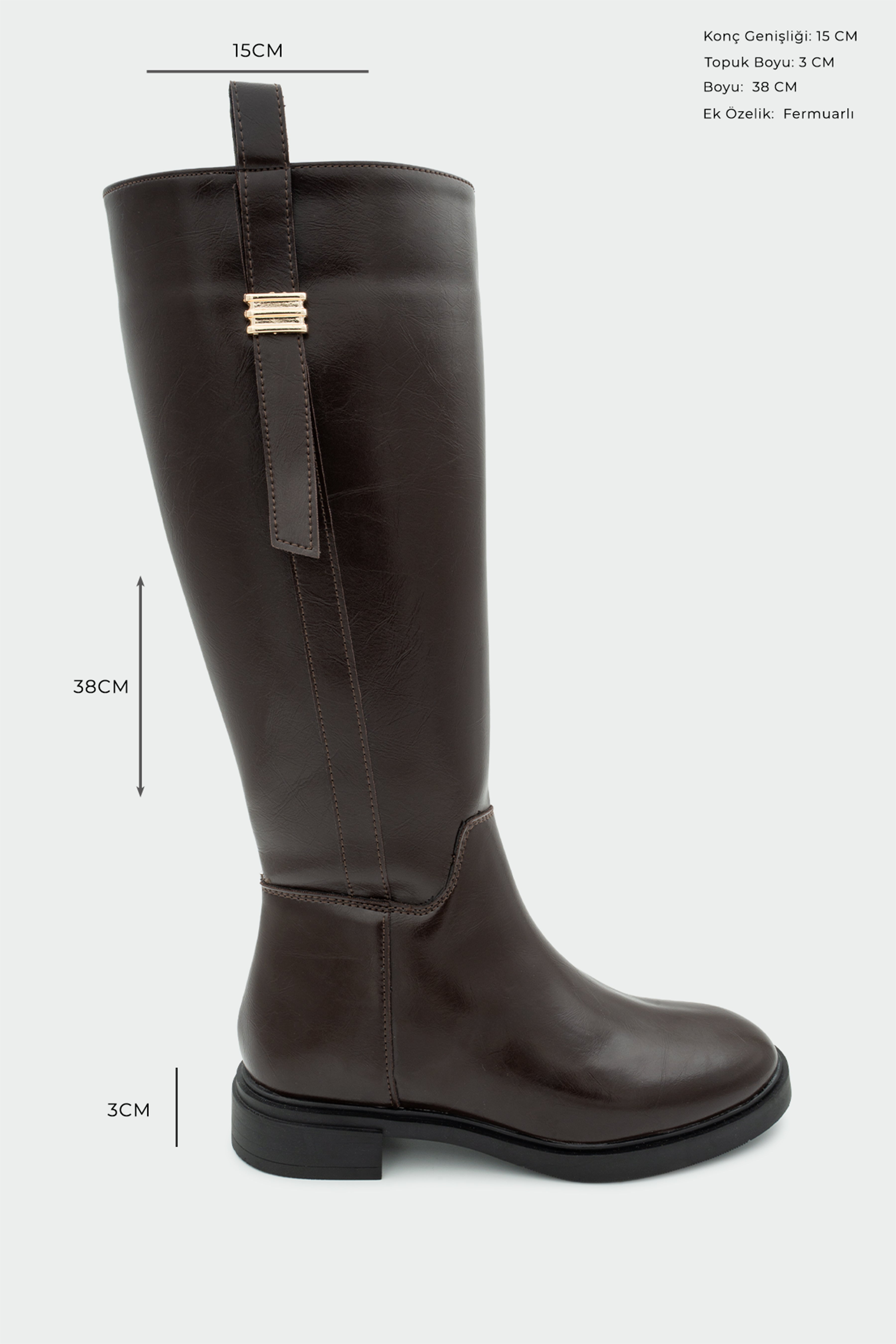 Mikara Çizme - ACI KAHVE