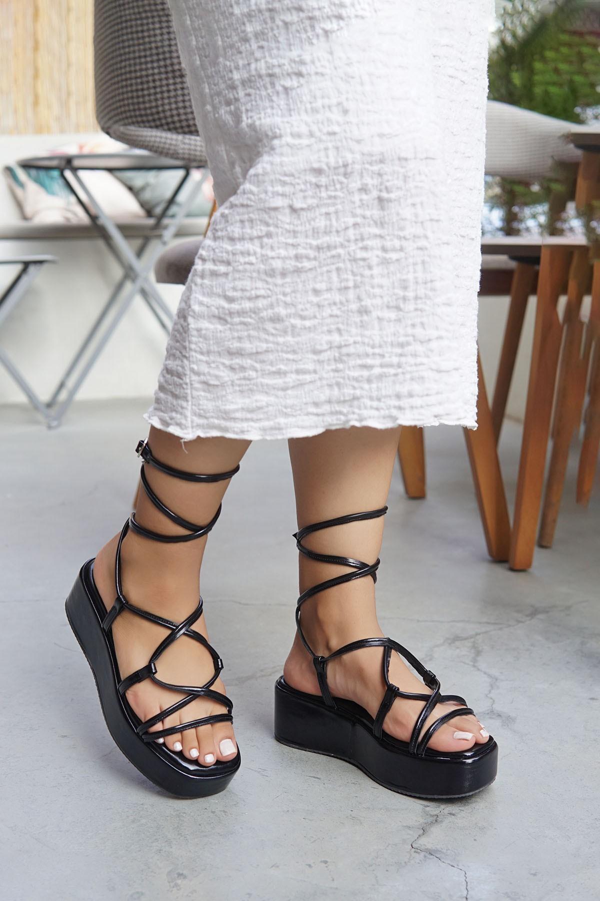 SERENADE SANDALET - SİYAH