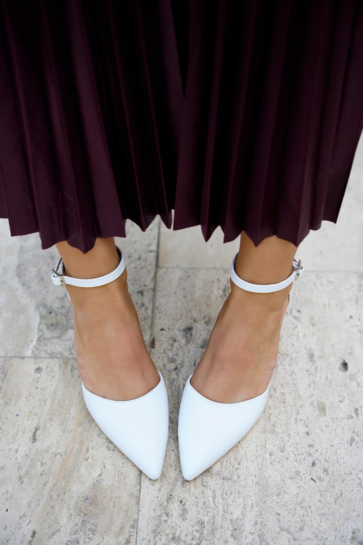 MAX KALIN TOPUKLU AYAKKABI - BEYAZ