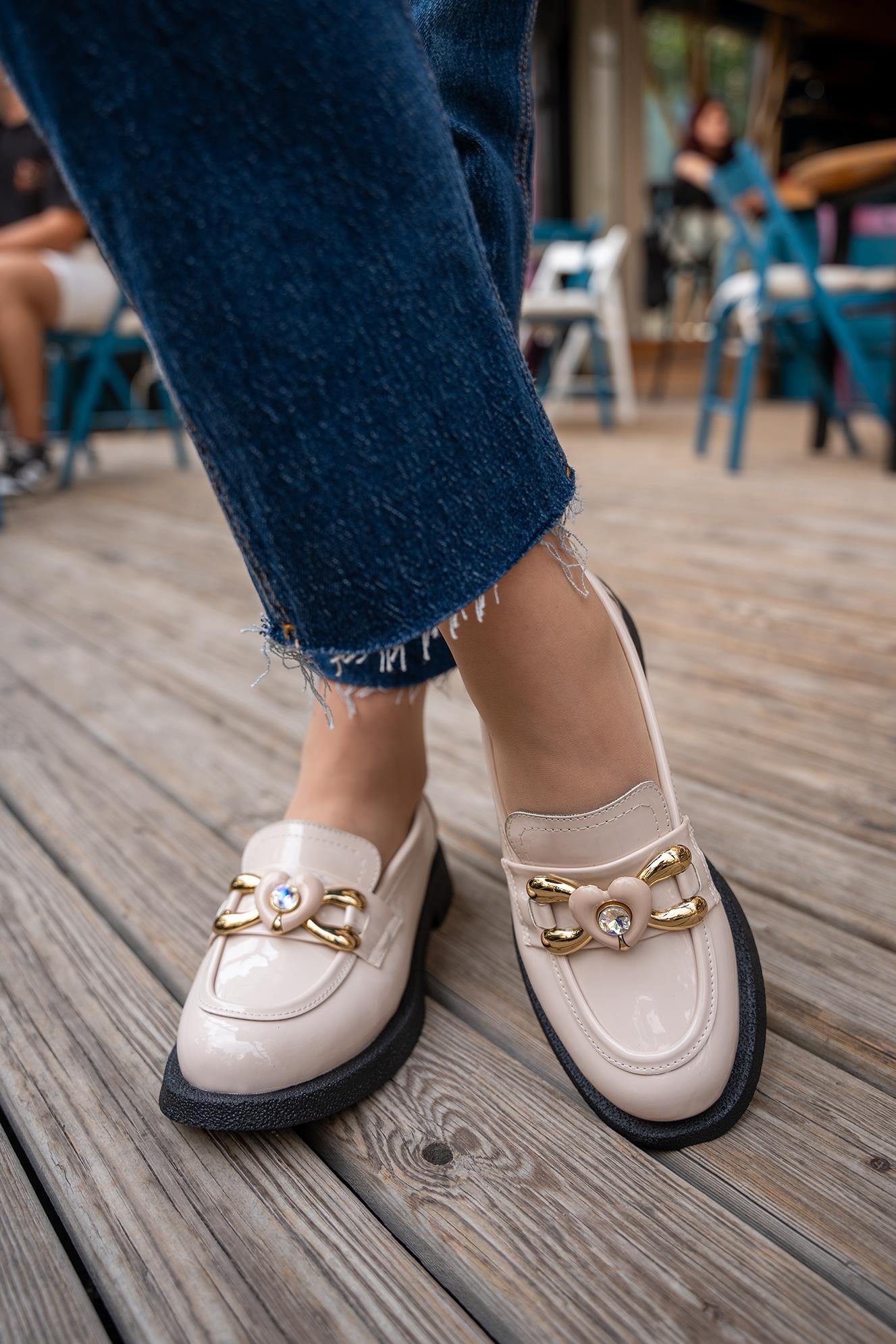 DRİVE KALP TOKALI MAKOSEN - NUDE