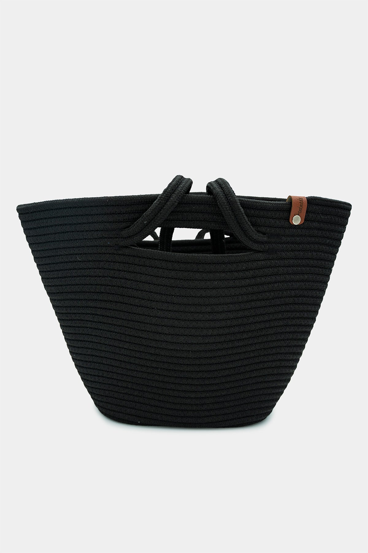 Belva Hasır Çanta - SİYAH