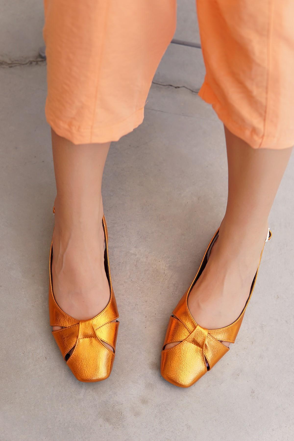 GOLDİE DÜZ CASUAL AYAKKABI - TURUNCU