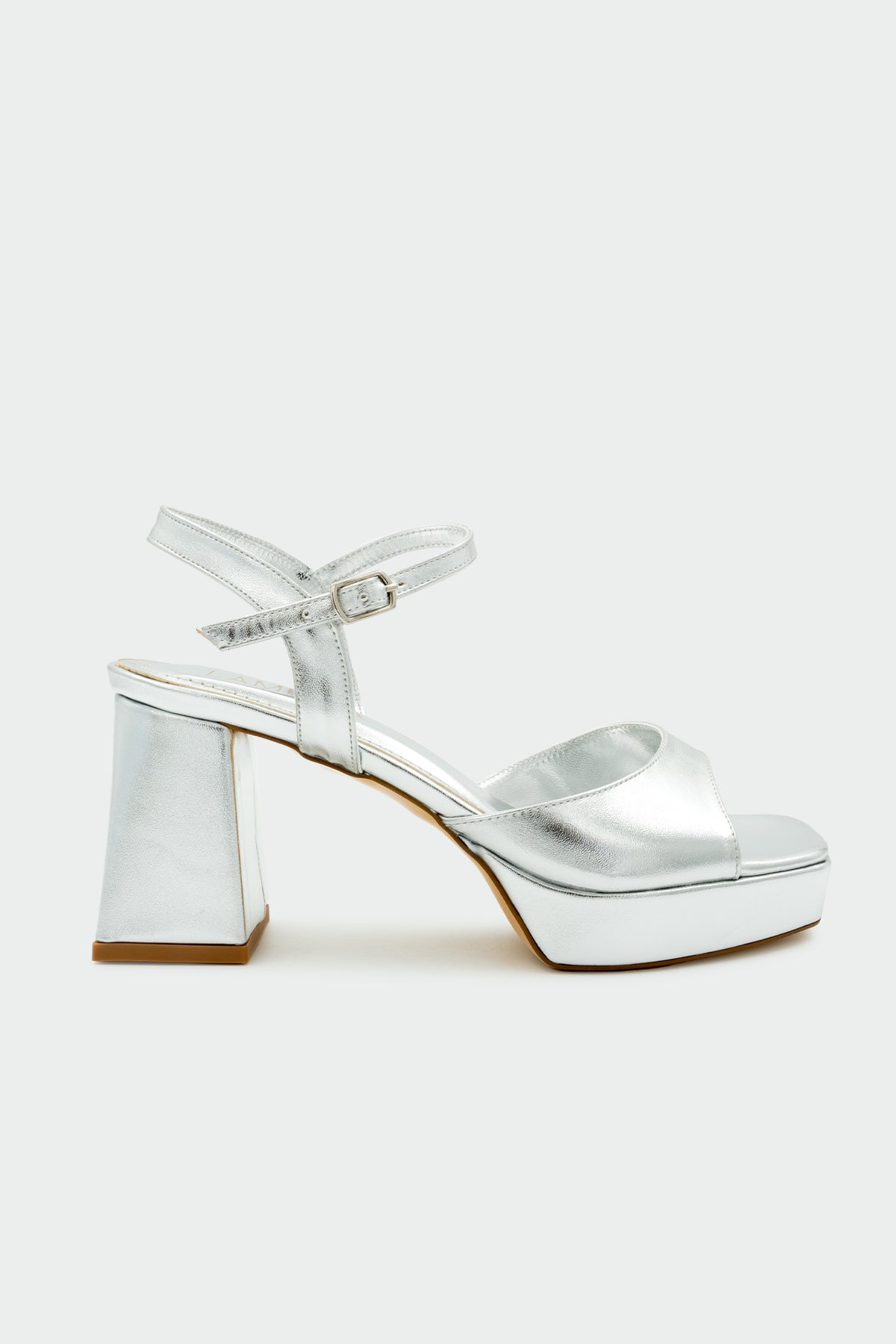 Reese Platform Abiye Kadın Topuklu Ayakkabı - Silver