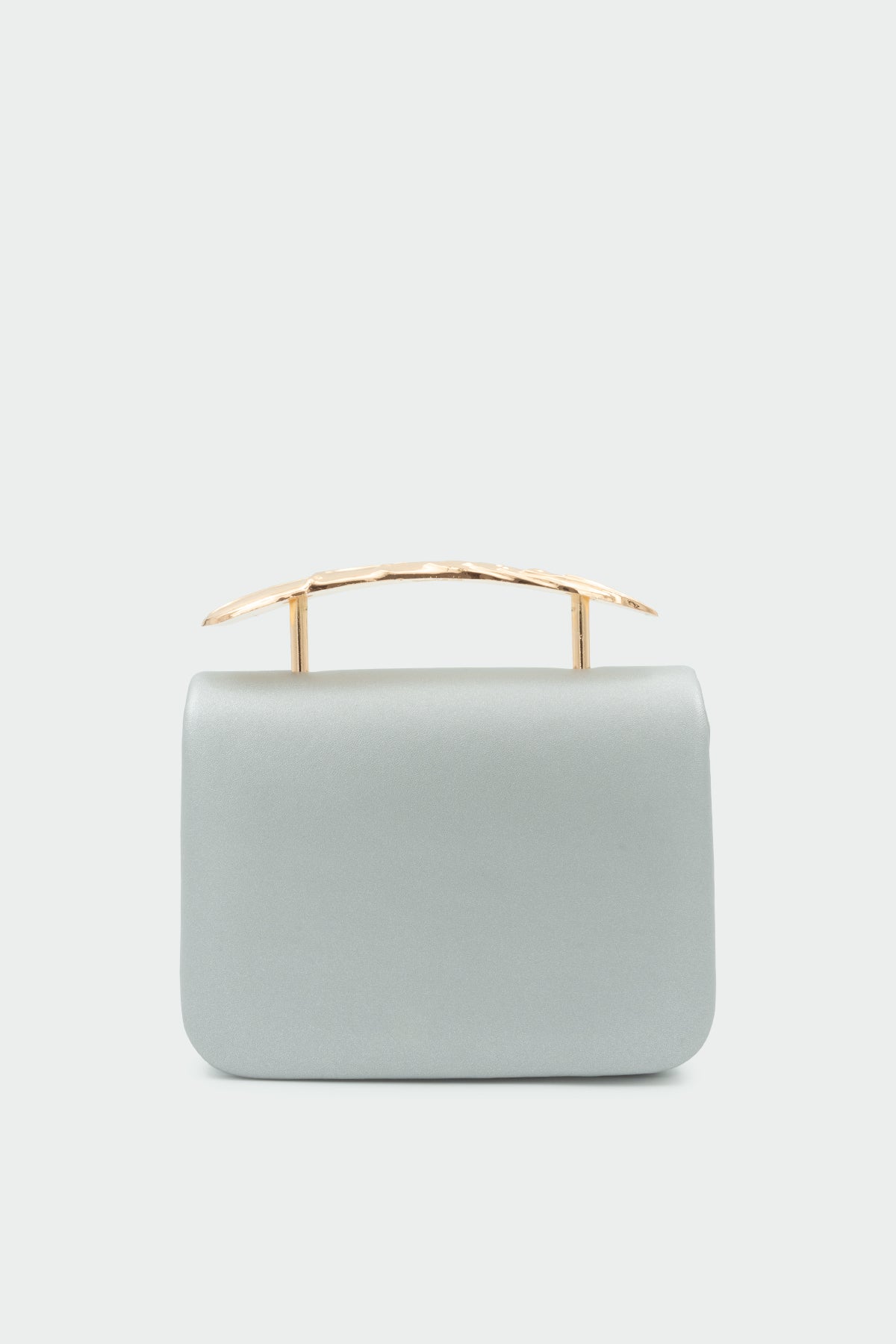 Jesy Gold Aksesuarlı Çapraz Kadın Çanta - GRİ