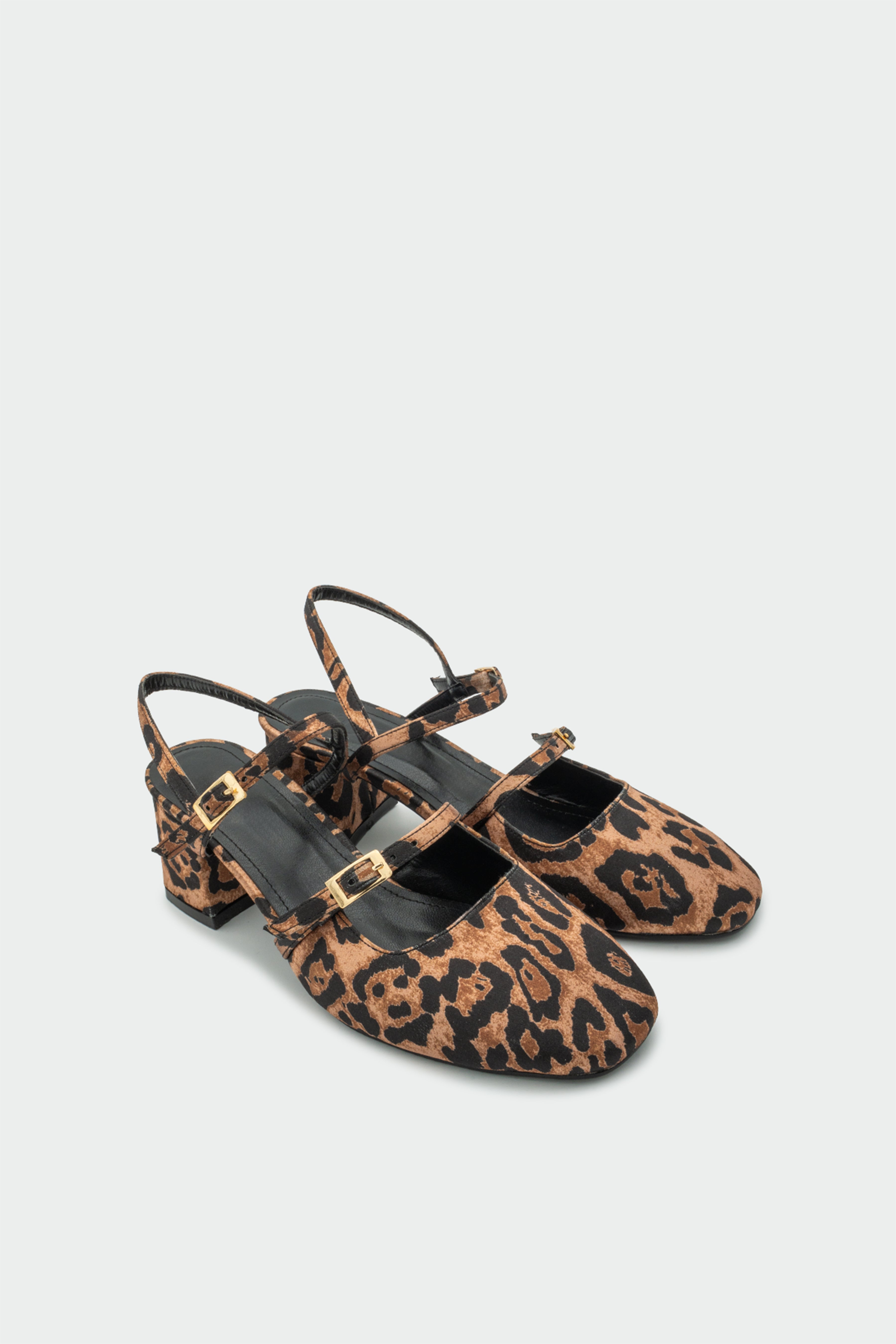 Rina Toka Detaylı Topuklu Ayakkabı - LEOPAR