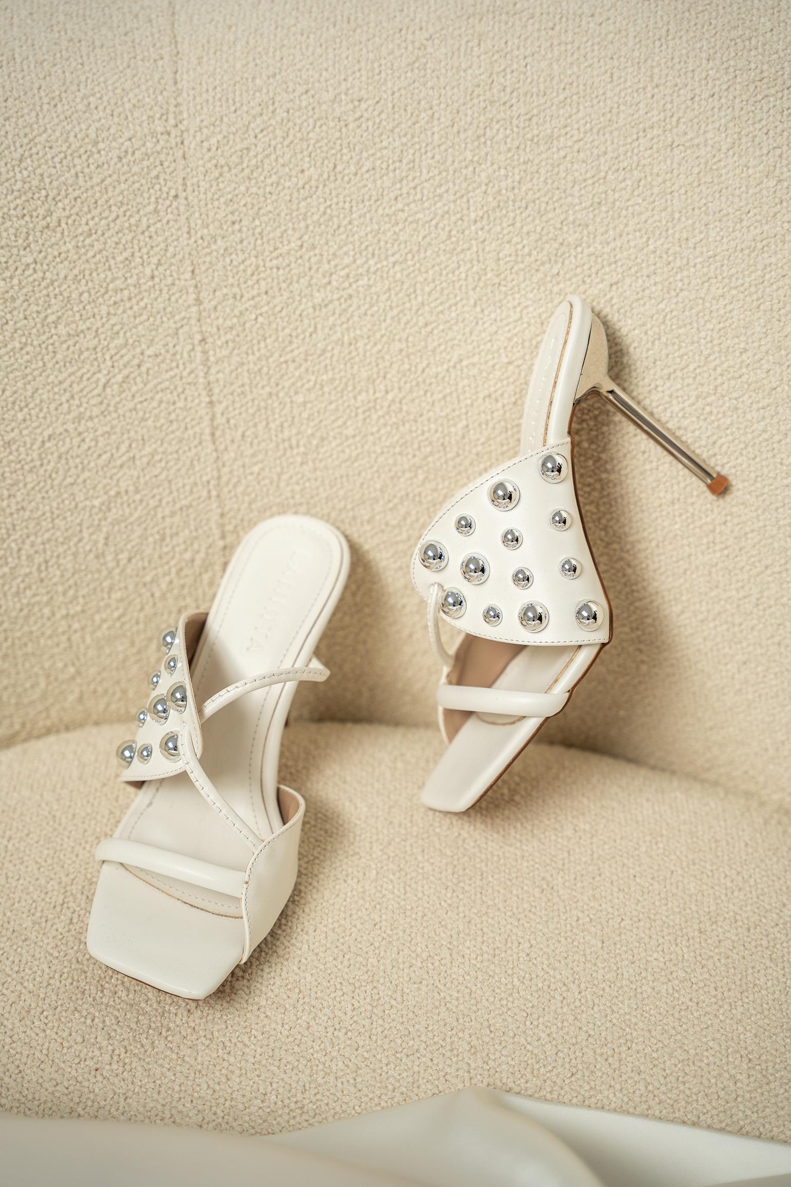 Faith Zımba Detaylı Terlik - BEYAZ