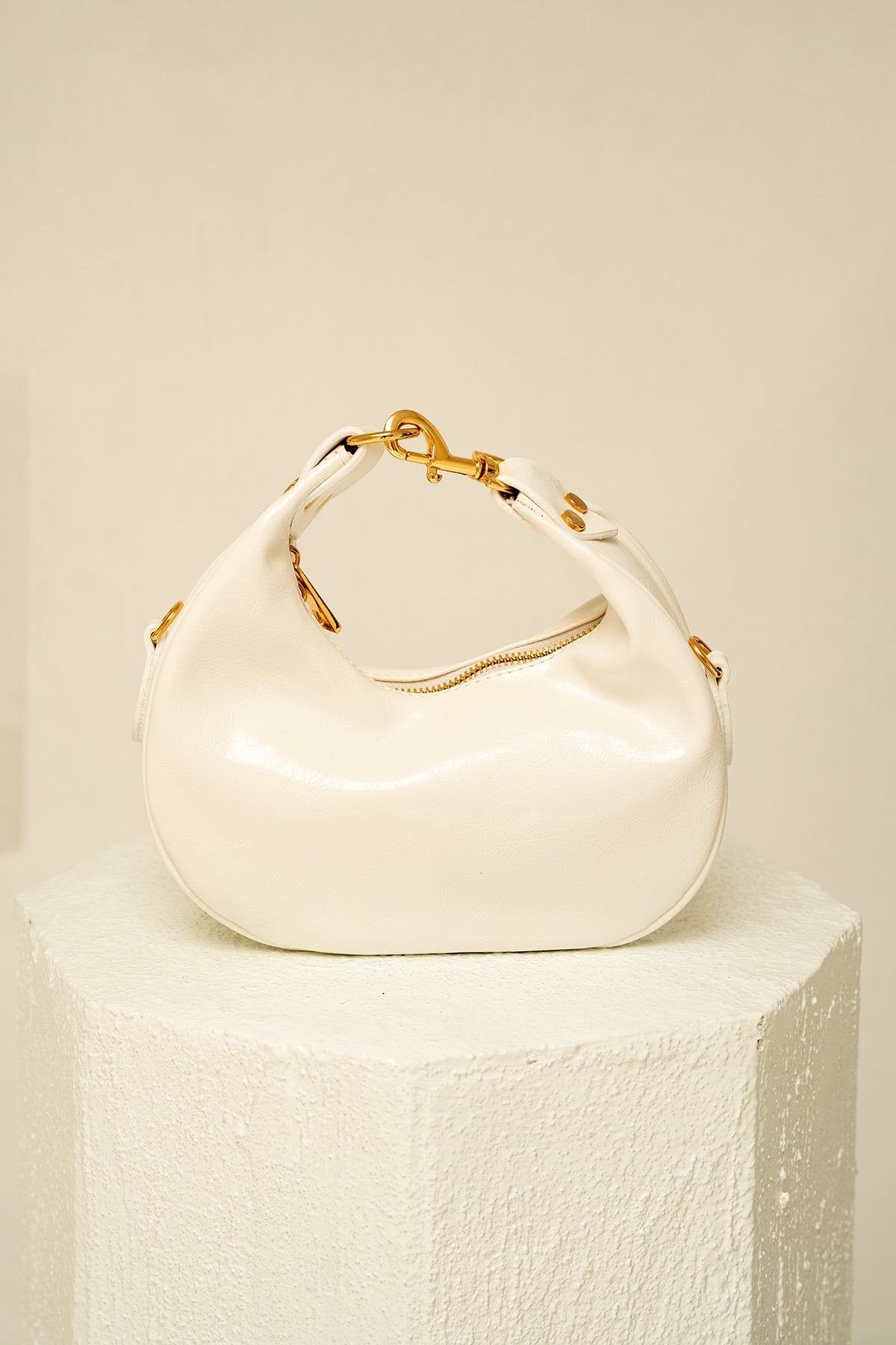 Lorna Mini Çapraz Çanta - BEYAZ