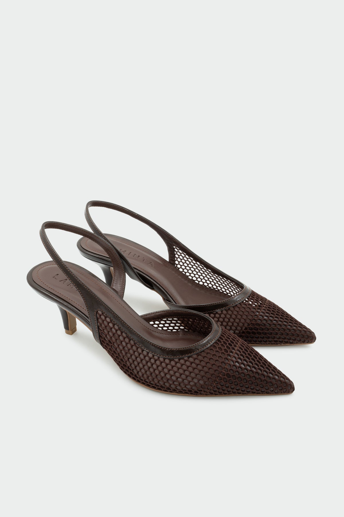 Scoby File Detaylı Kadın Topuklu Ayakkabı - ACI KAHVE