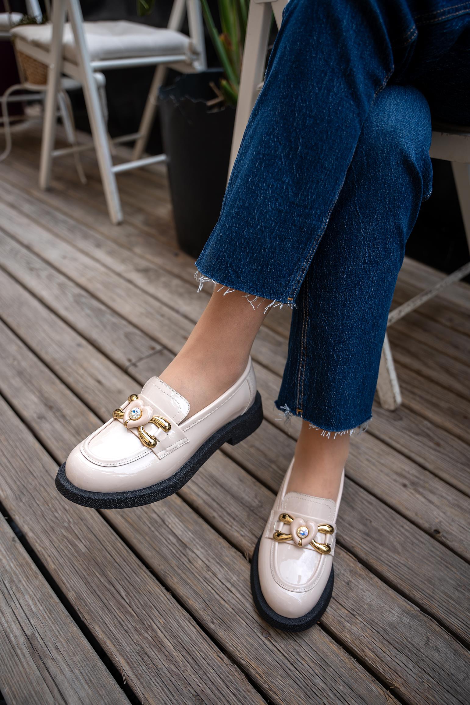 DRİVE KALP TOKALI MAKOSEN - NUDE