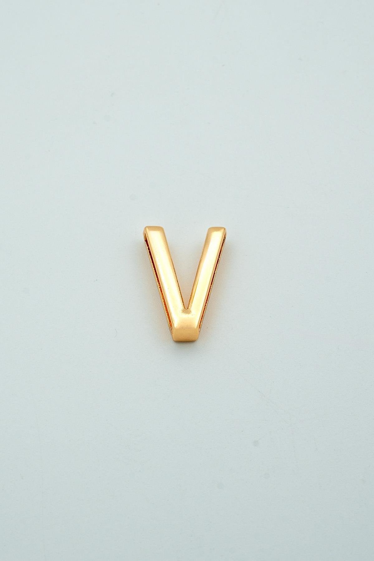 V Harf Aksesuar - GOLD