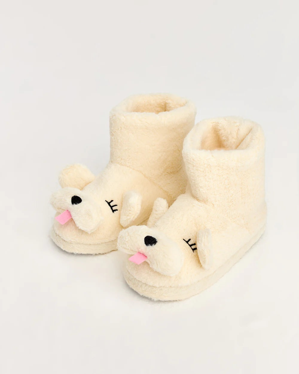 Papi Köpekli Peluş Ev Botu - EKRU