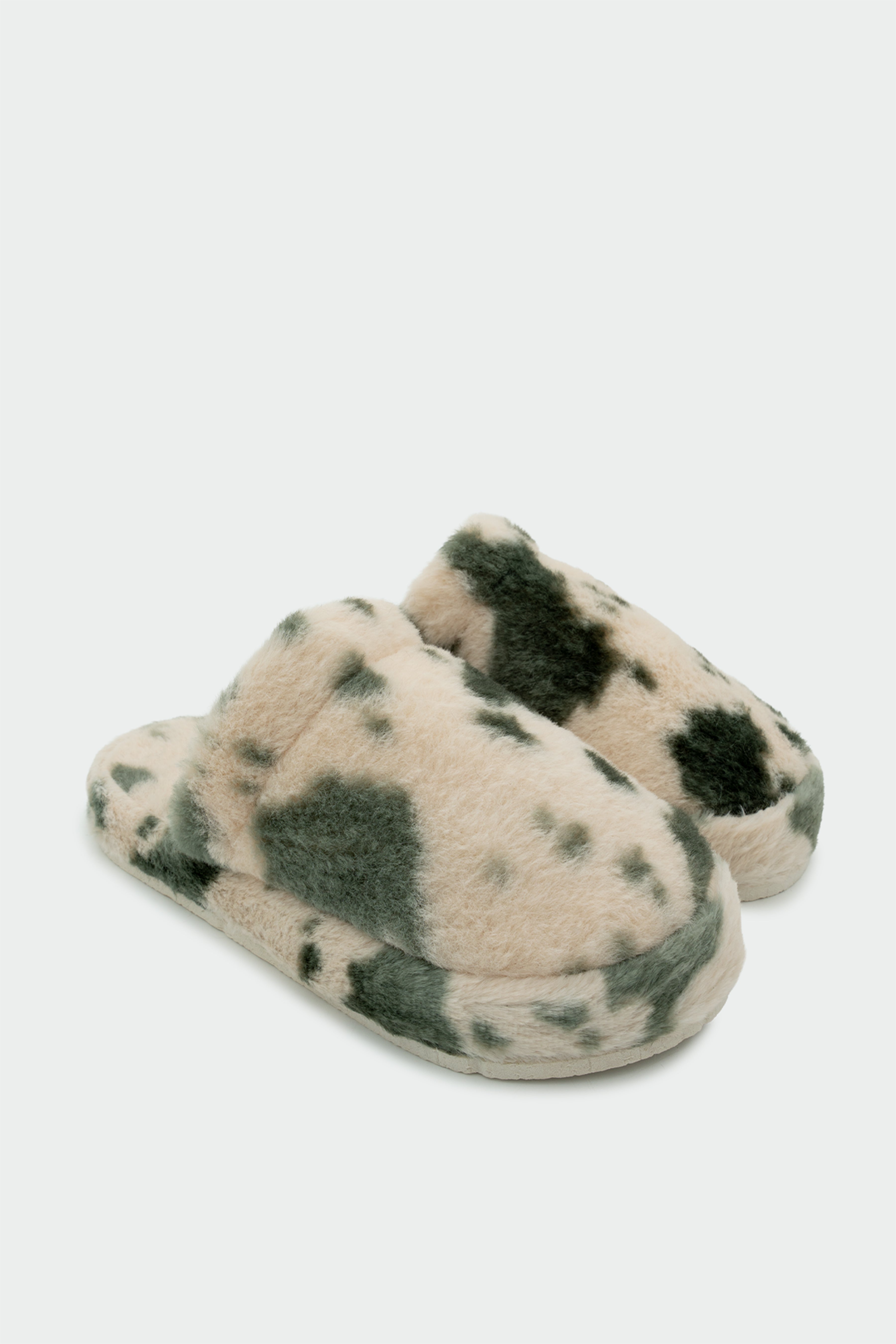 Rapapa Benekli Ev Terliği - YEŞİL