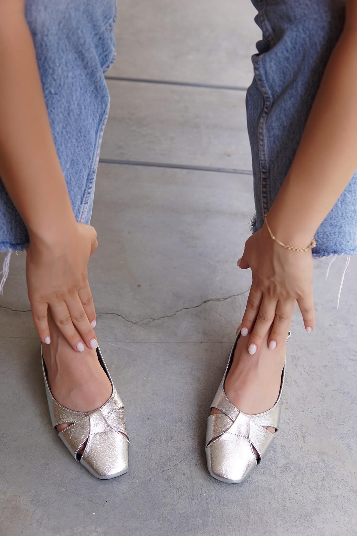GOLDİE DÜZ CASUAL AYAKKABI - Silver