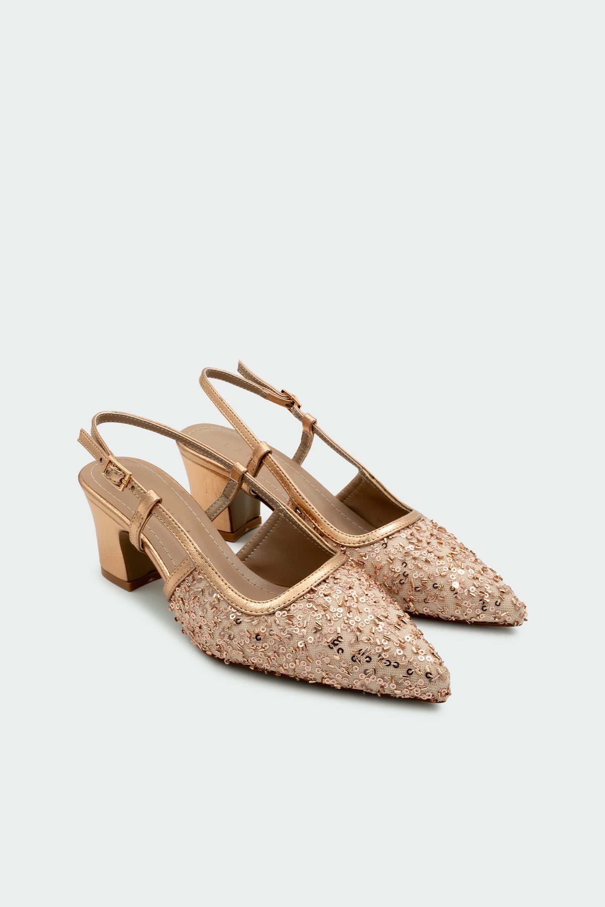 Zawin Pullu Kadın Topuklu Ayakkabı - ROSE