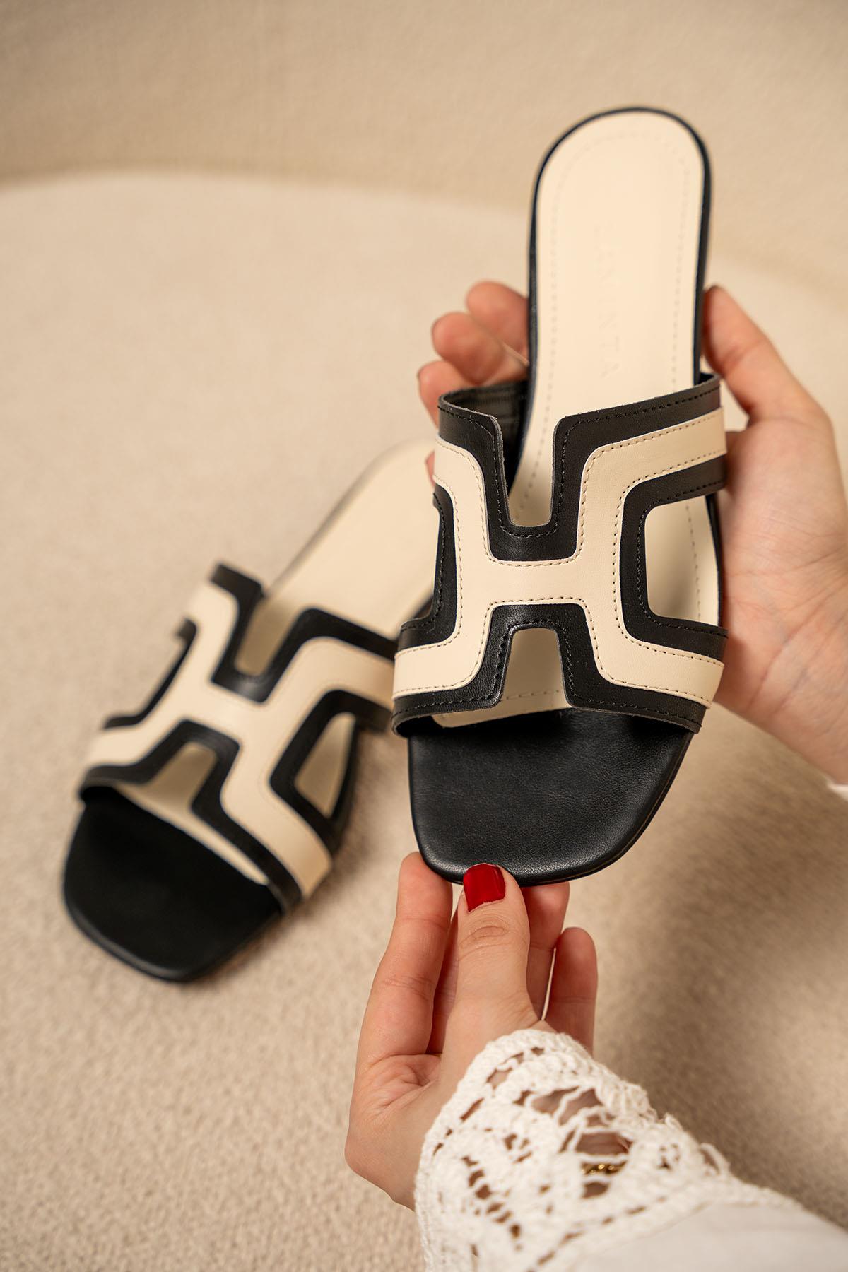 Misti Düz Kadın Terlik - SİYAH