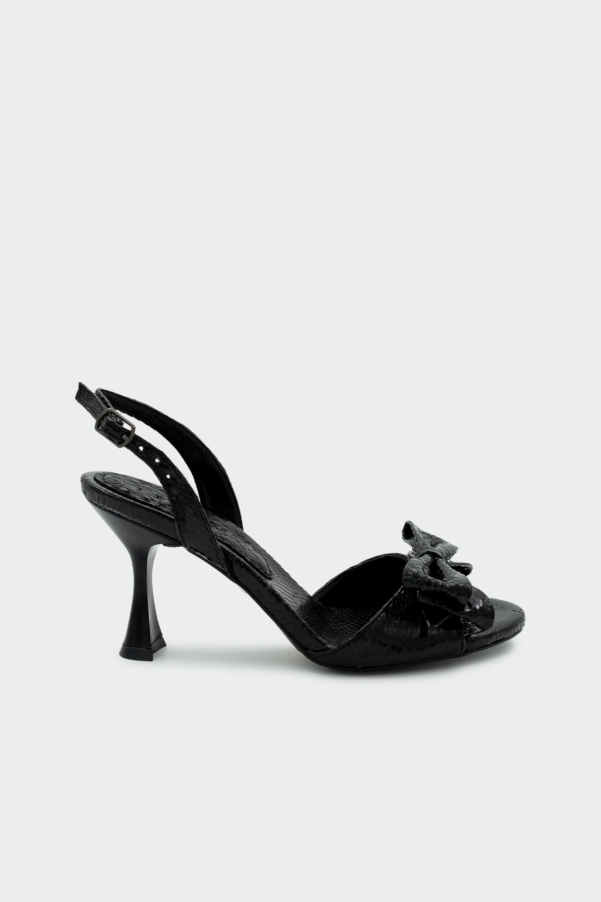 Emily Fiyonk Detaylı Kadın Topuklu Ayakkabı - SİYAH