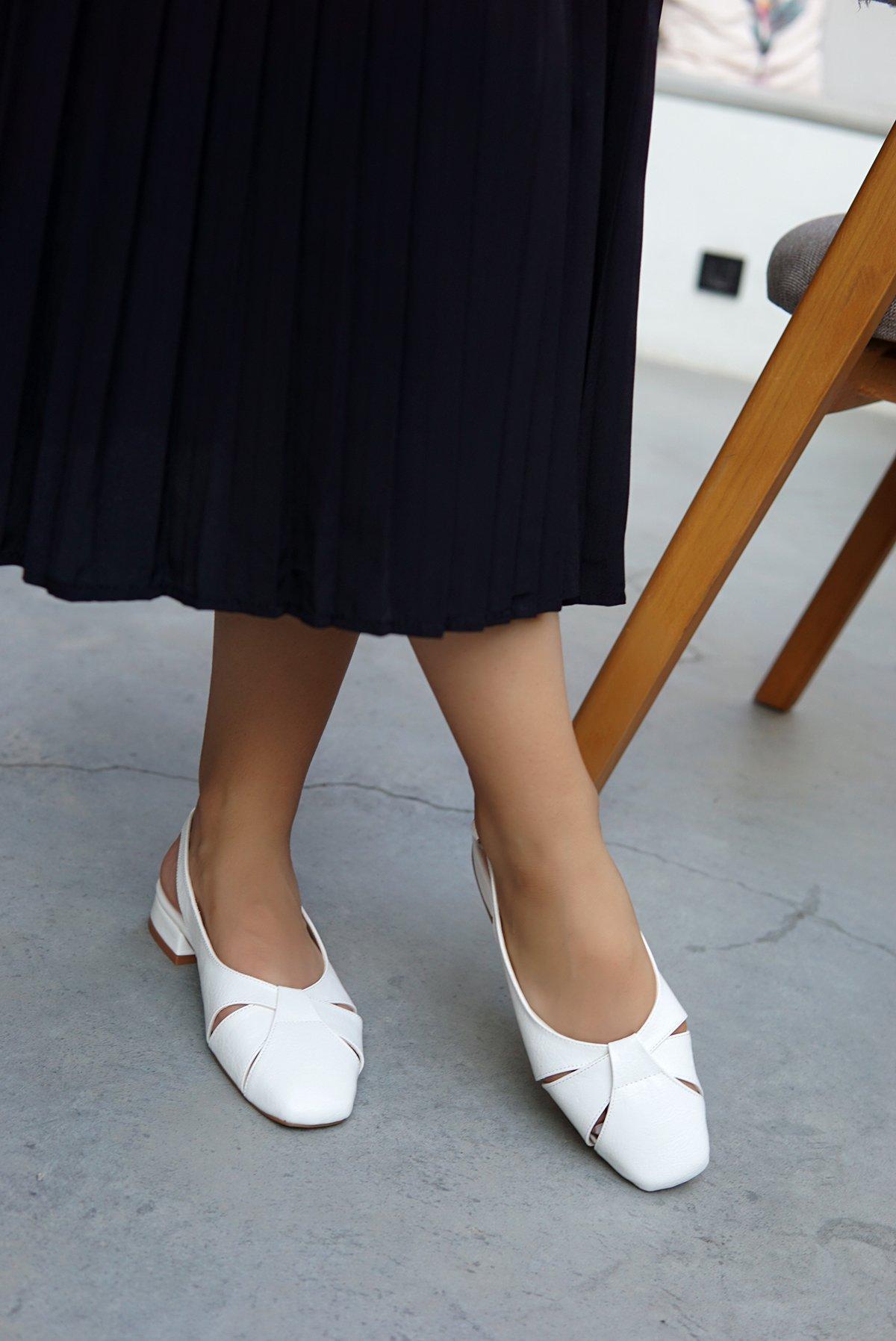 GOLDİE DÜZ CASUAL AYAKKABI - BEYAZ