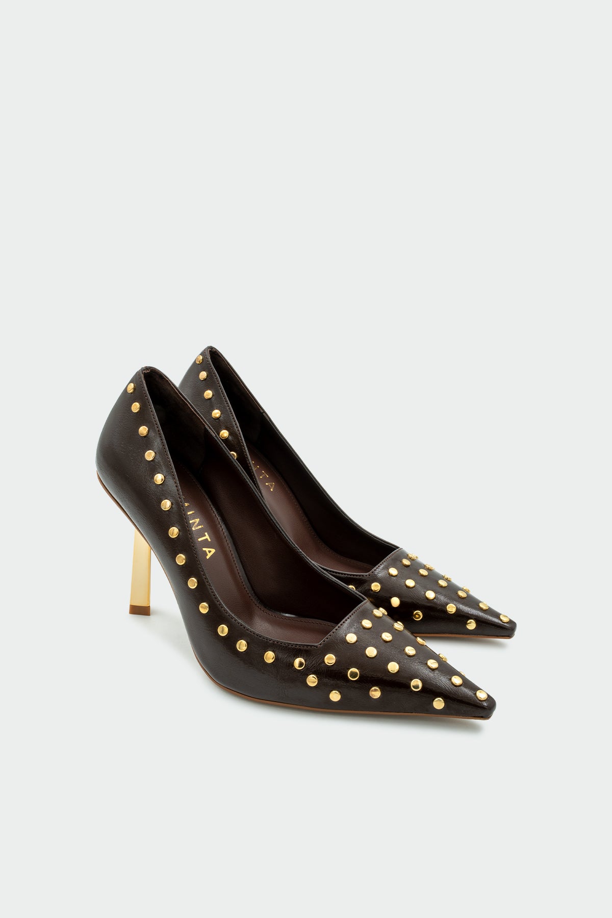 Cariel Troklu Topuklu Ayakkabı - ACI KAHVE