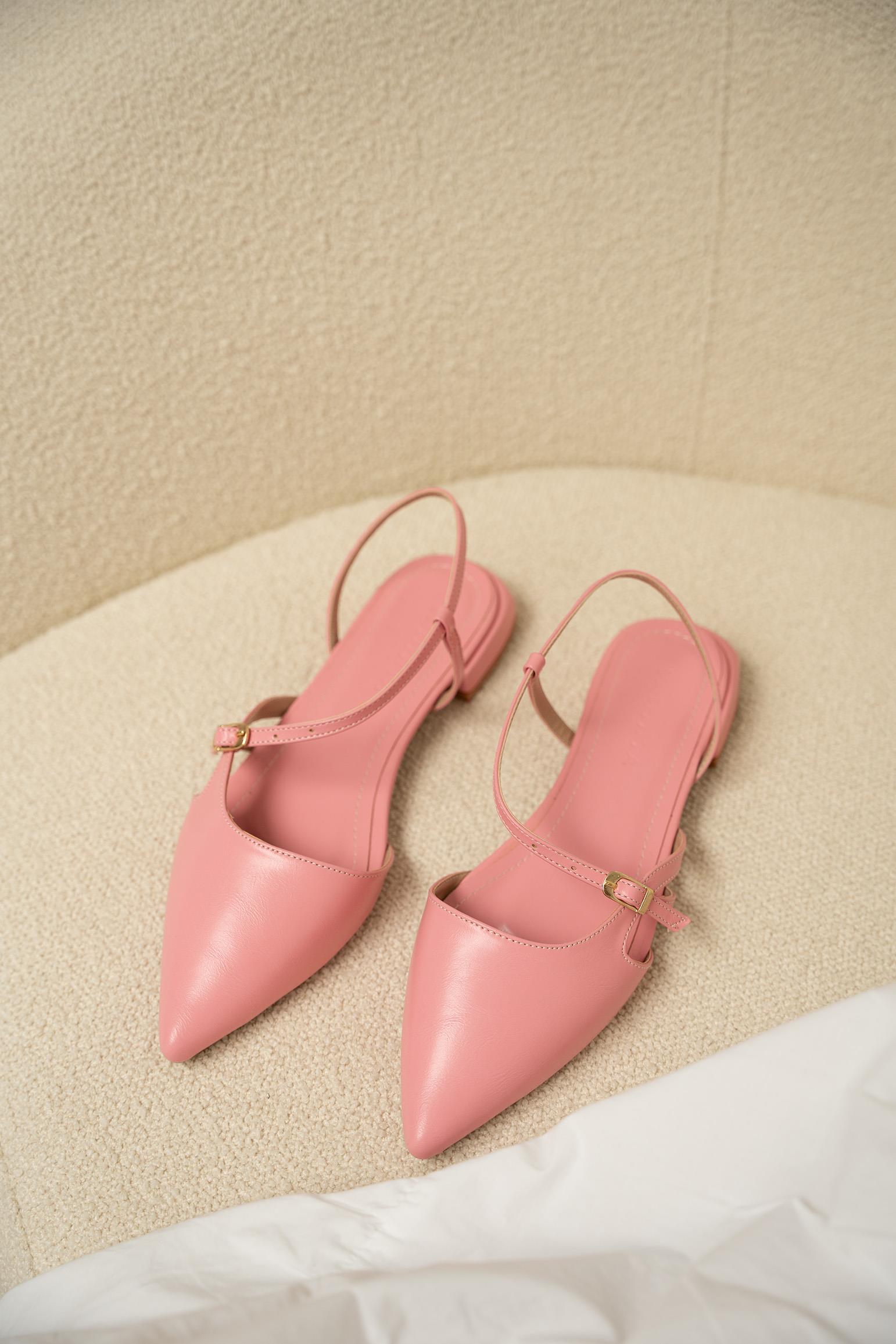 Scrup Tokalı Babet - ŞEKER PEMBE