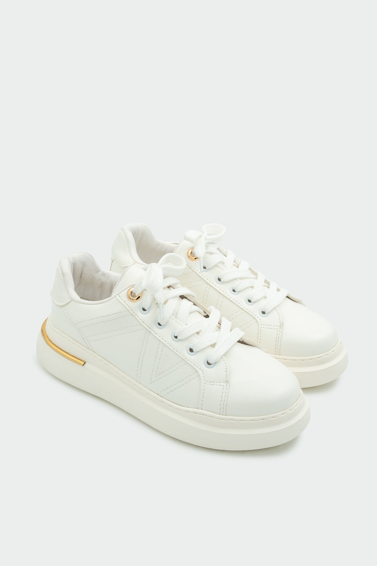 Jacob Düz Kadın Spor Ayakkabı - BEYAZ