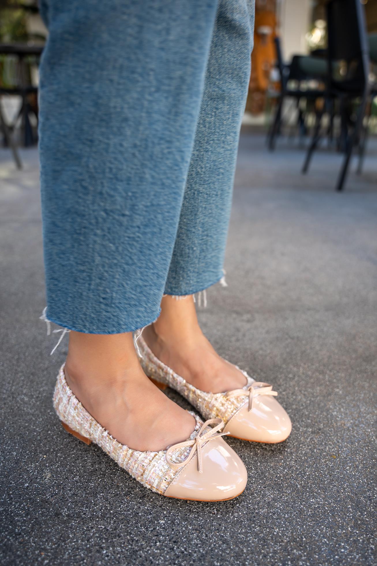 TERESA FİYONK DETAYLI BABETT - NUDE TÜVİD