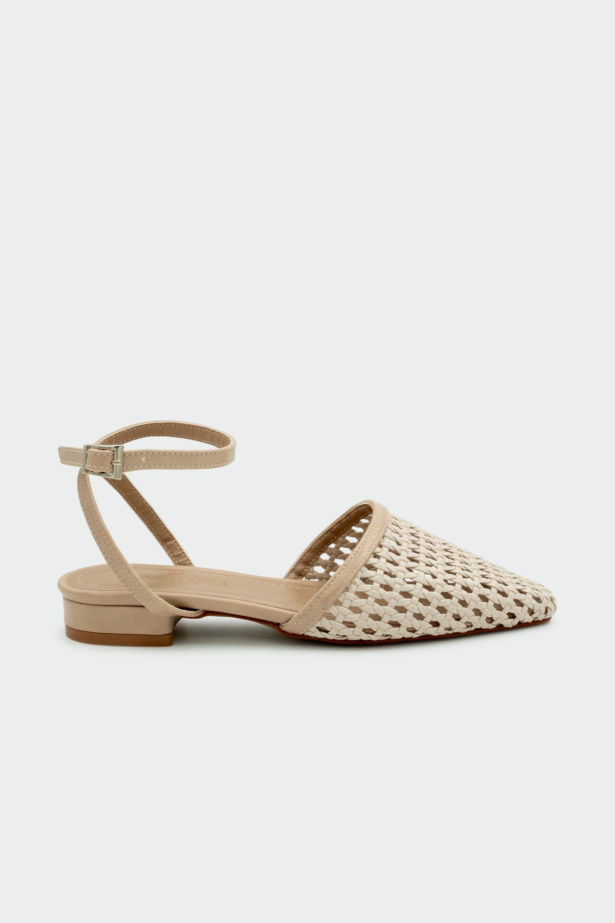 Majesty Örgü Detaylı Kadın Babet - NUDE